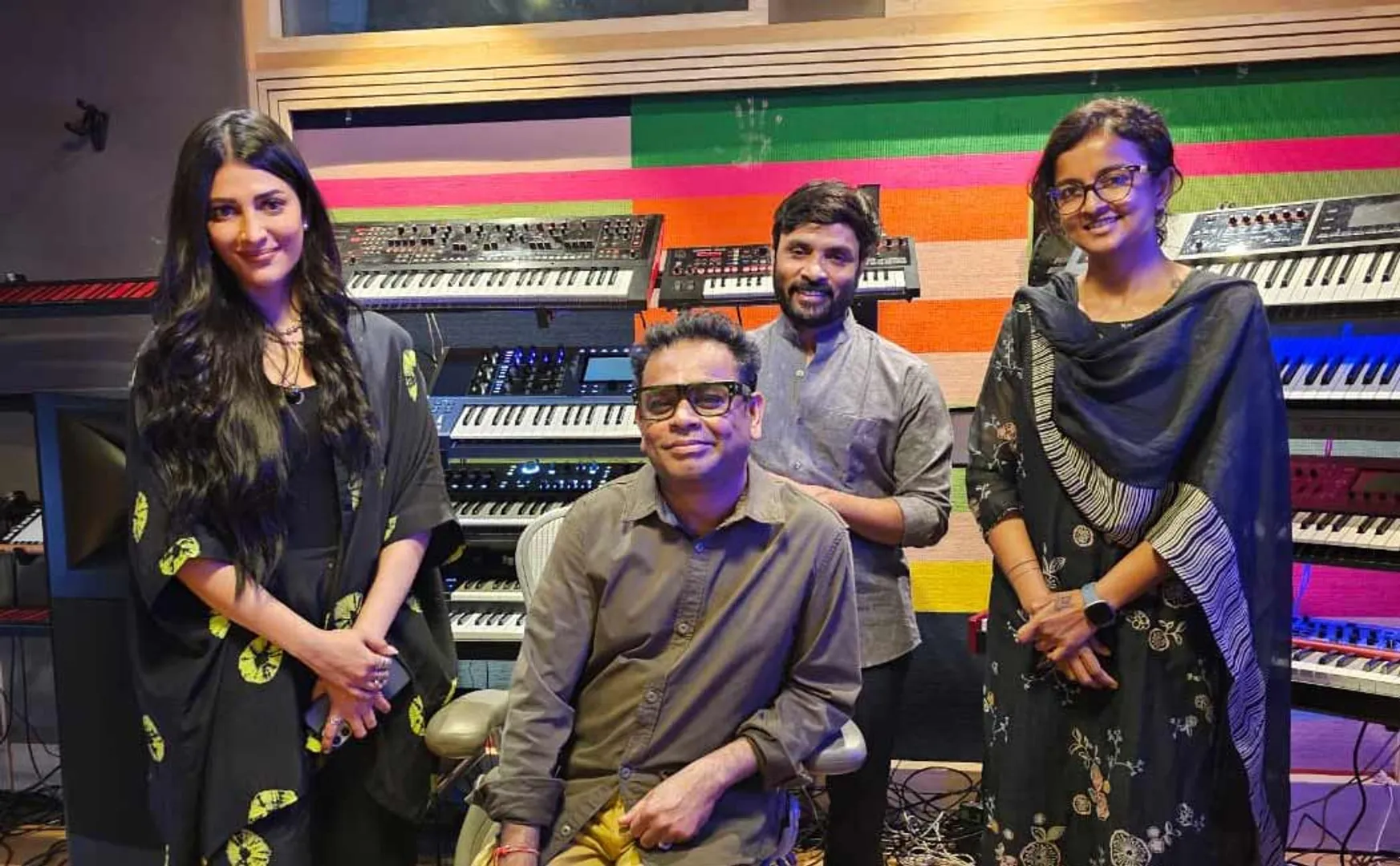 shruthi hassan sings in ar rahman music