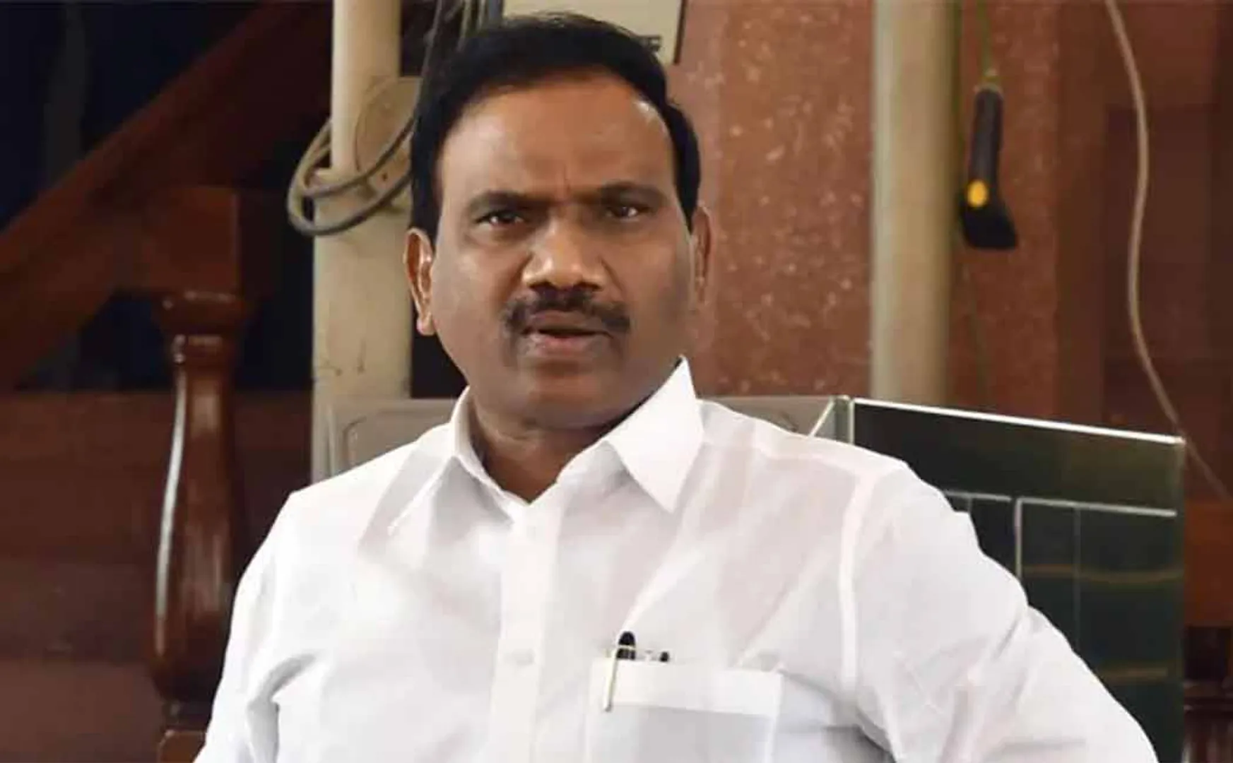 Congress condemns A. Raja speech on jai shri Ram
