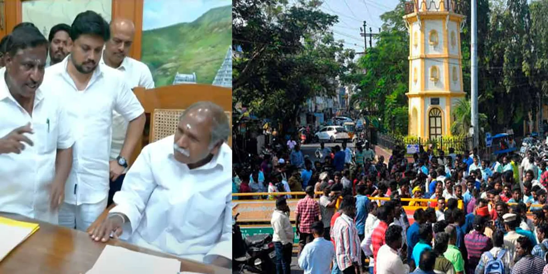 'Everyone changes to the cage'-Chief Rangasamy orders