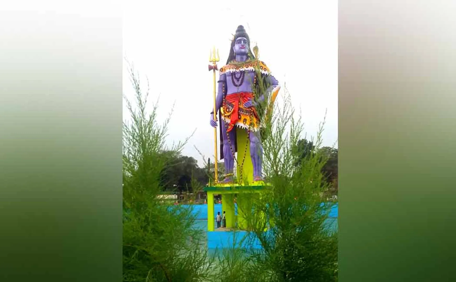 Shivratri celebrations at the 81 feet high Shiva temple in Keeramangalam