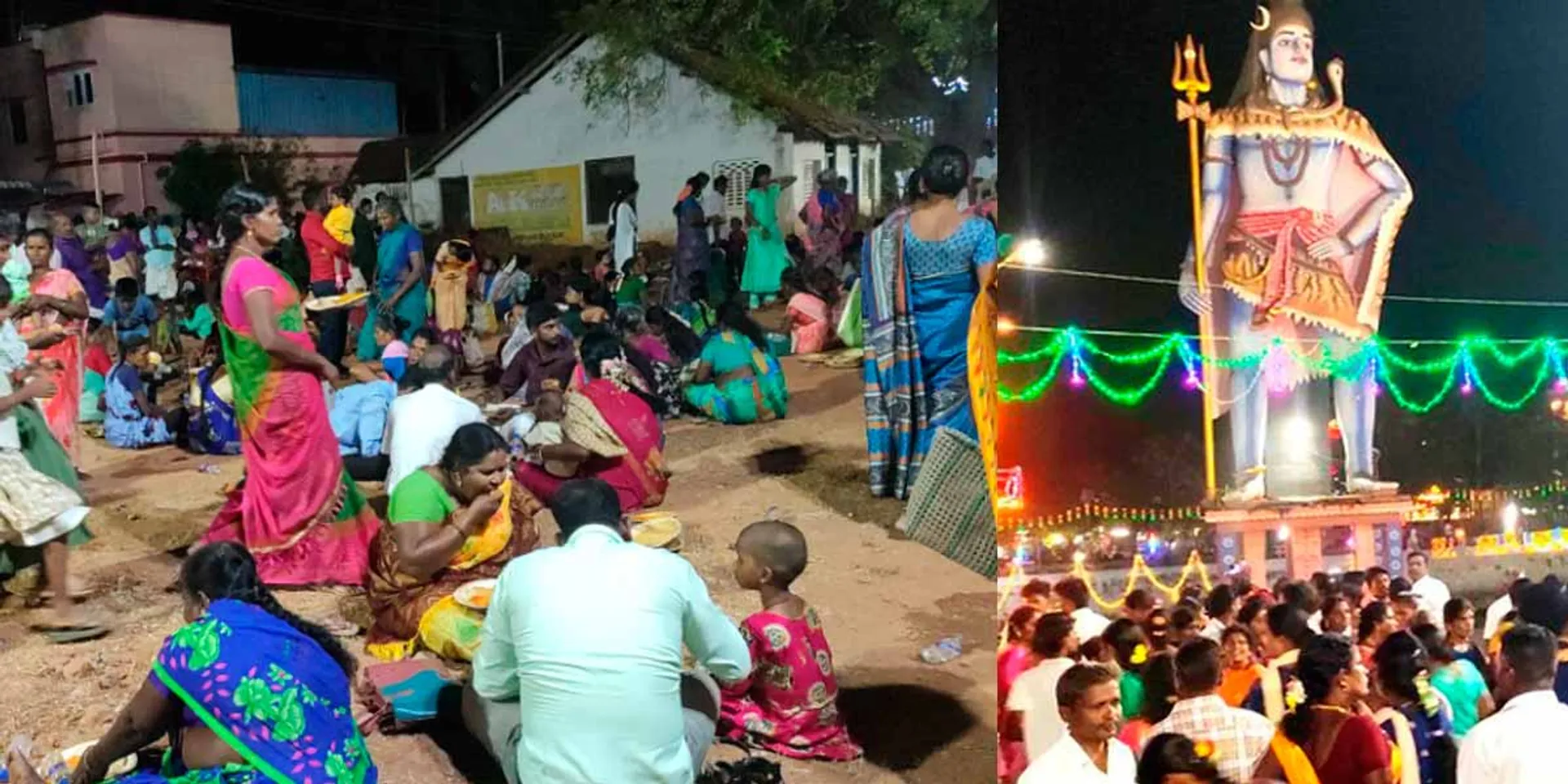  Devotees gathered on Shivratri! The festival team gave food at dawn!