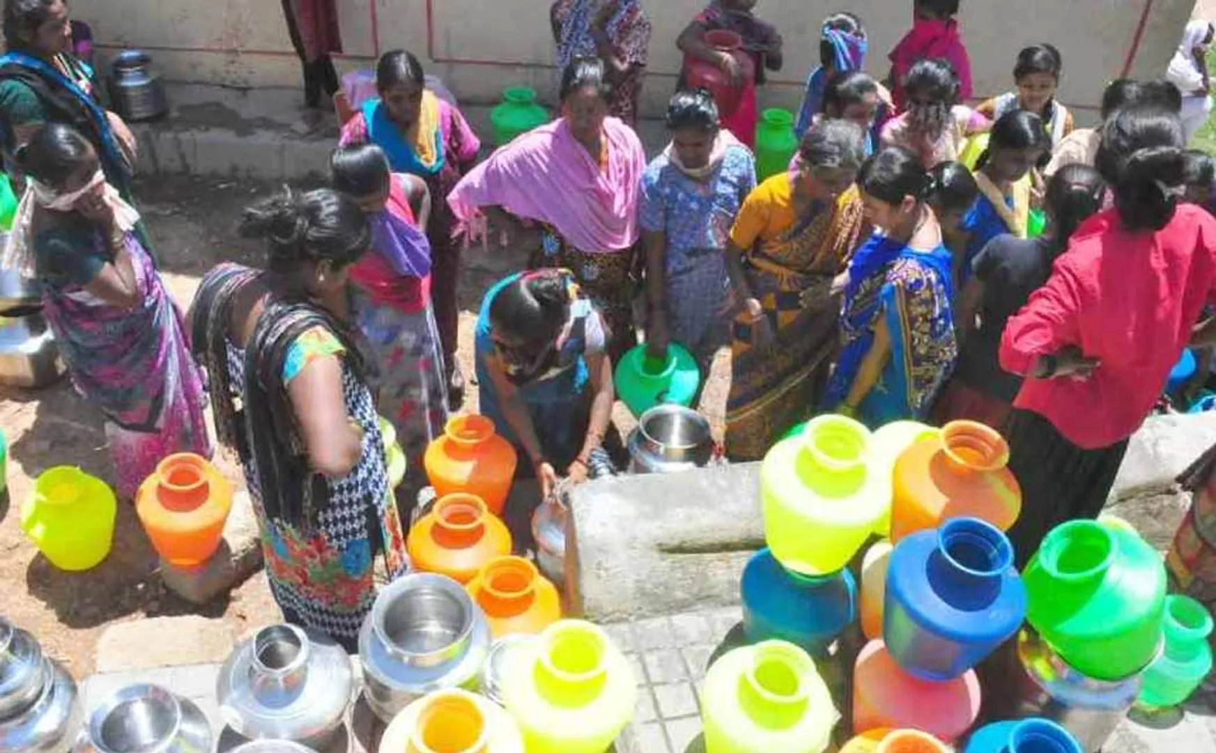 Only one can of water will be given to each person poster in bangalore