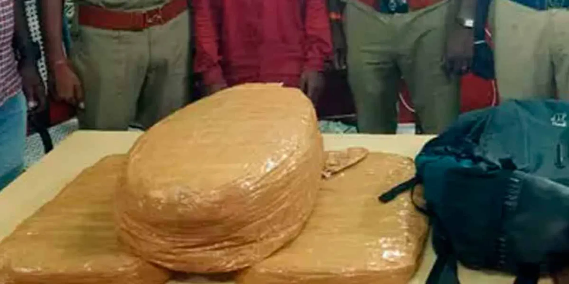 Confiscation of arms along with 1 kg of ganja; Two arrested