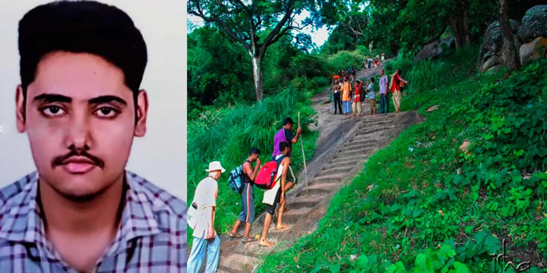 A youth who tried to climb a mountain in Velliangiri; Again a pity