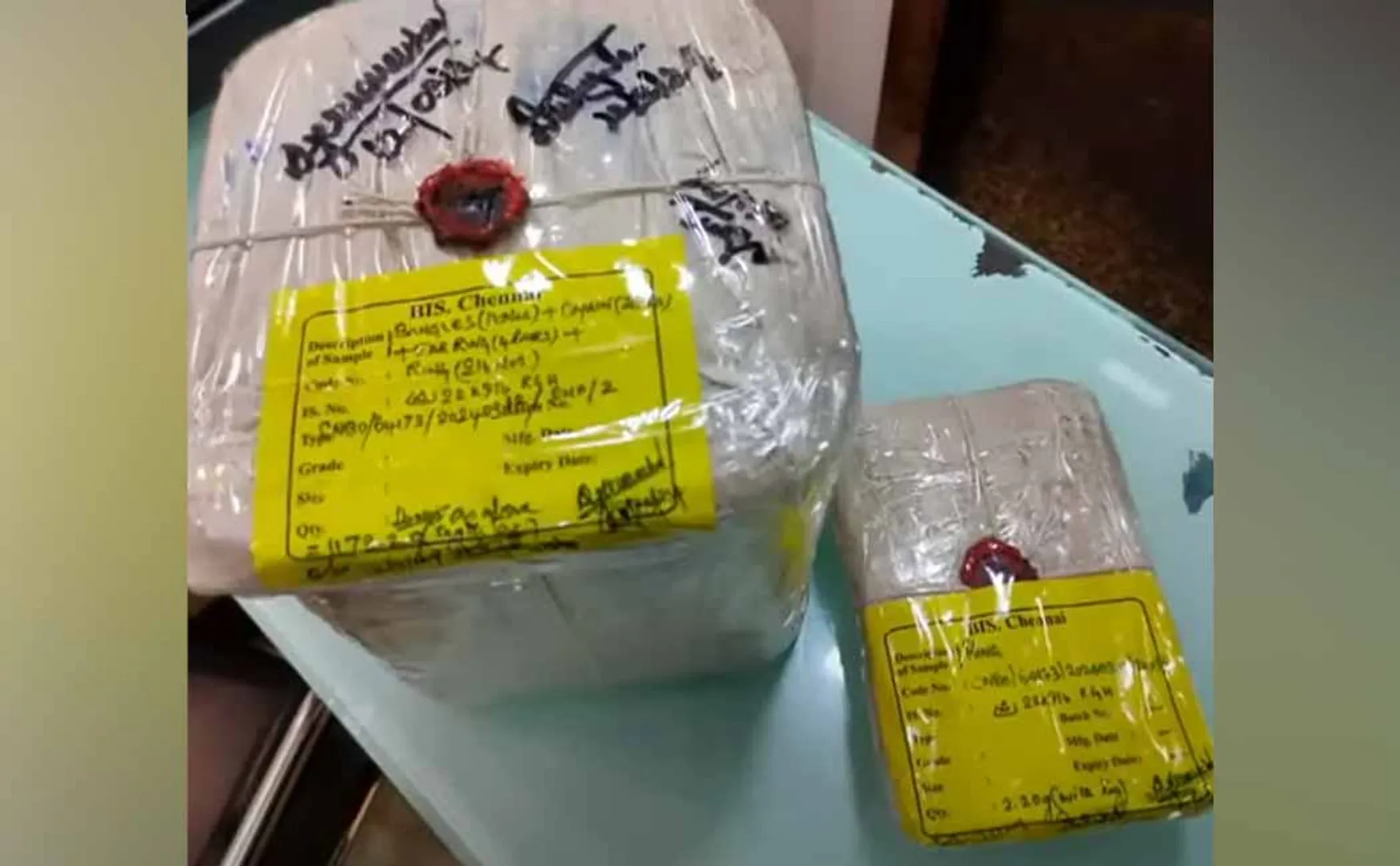 Counterfeit Hallmark Stamp Gold jewelry confiscated