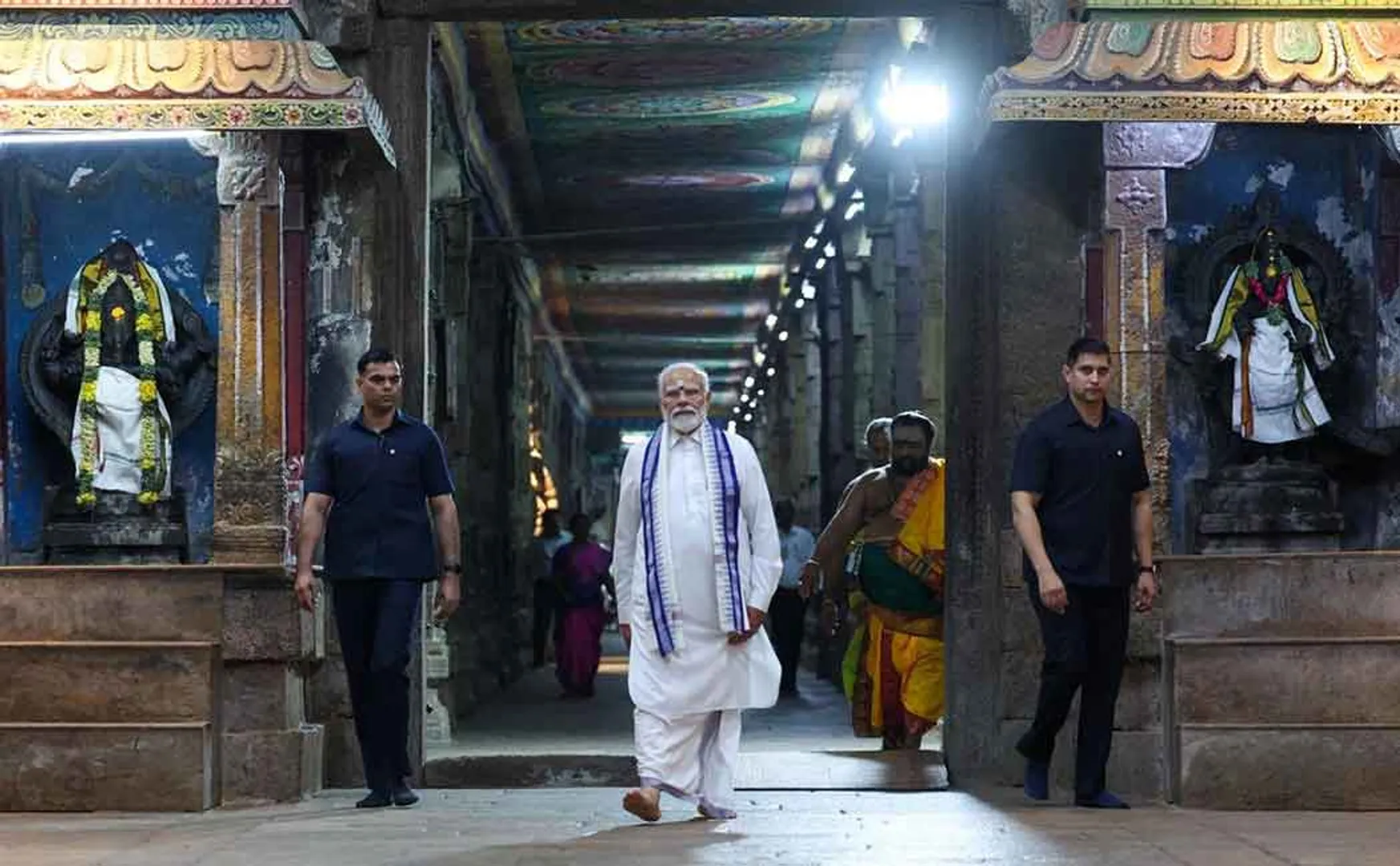 Grand arrangement for Prime Minister Modi in Salem
