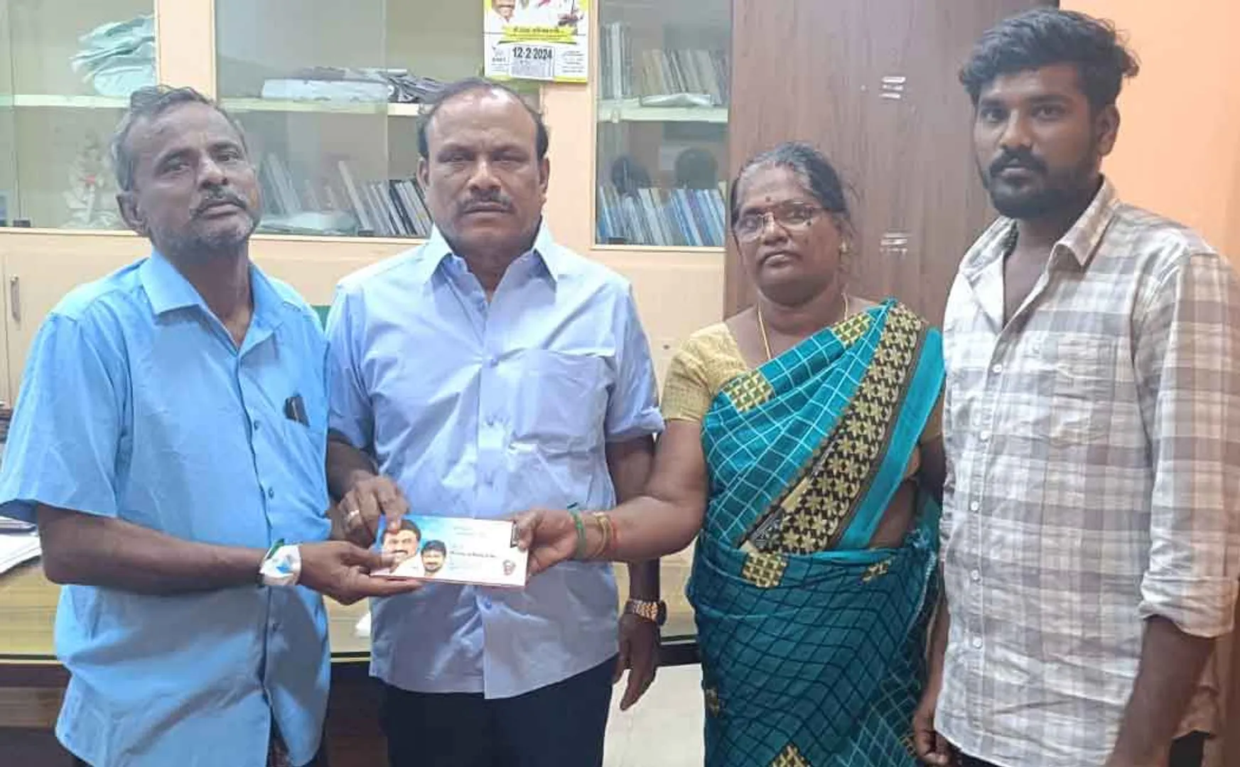 Minister Ganesan saved the life of a common man
