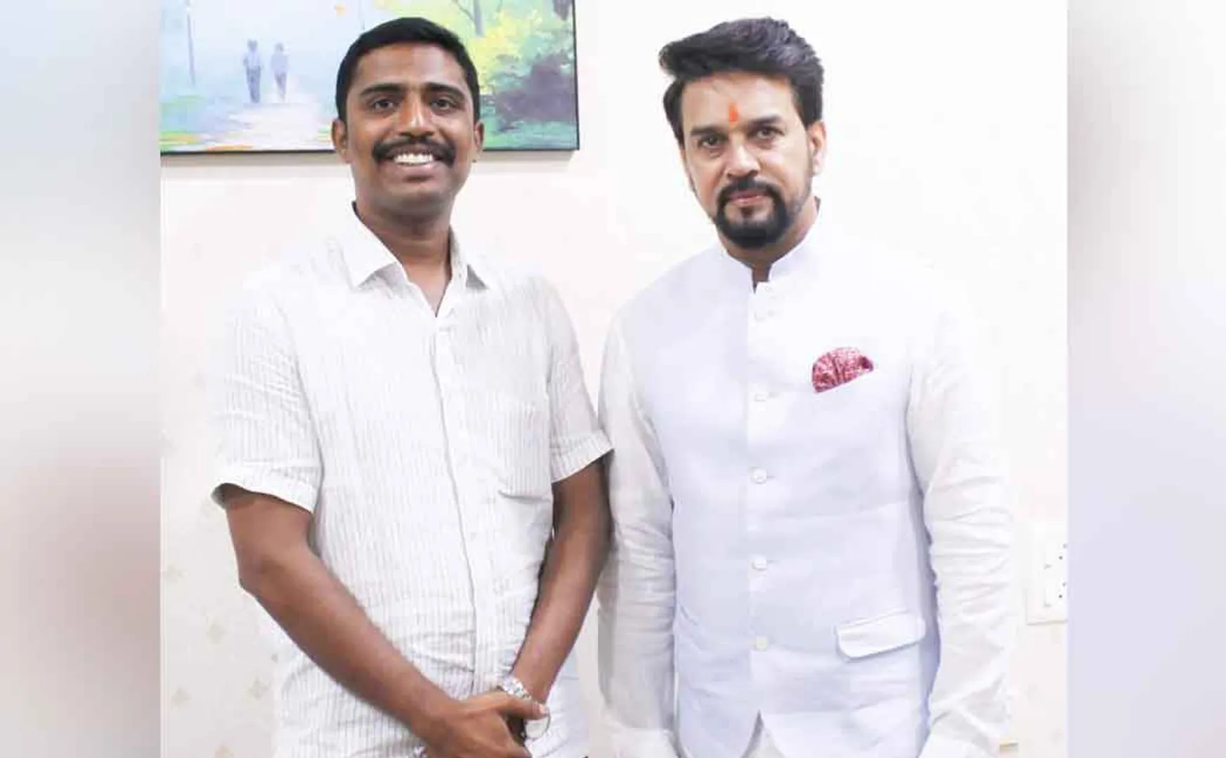 Police arrested a BJP worker who had a dispute with a bank employee