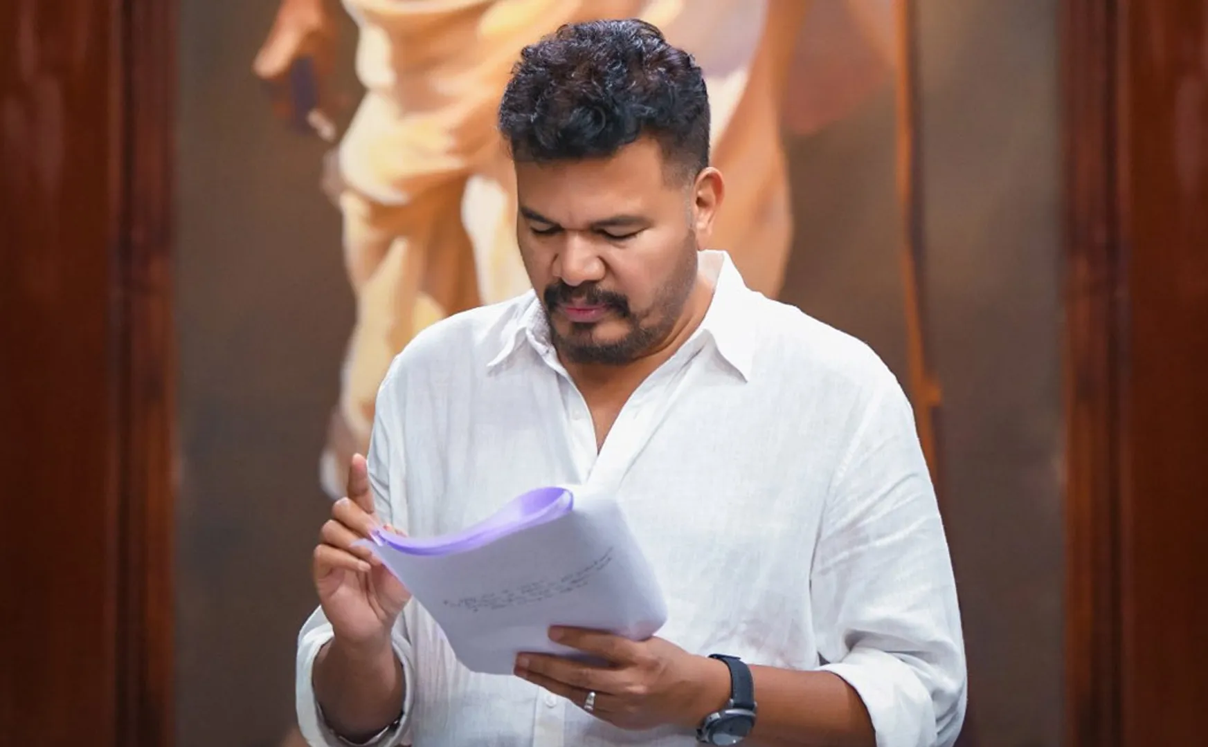 ram charan game changer look leaked shankar sad 