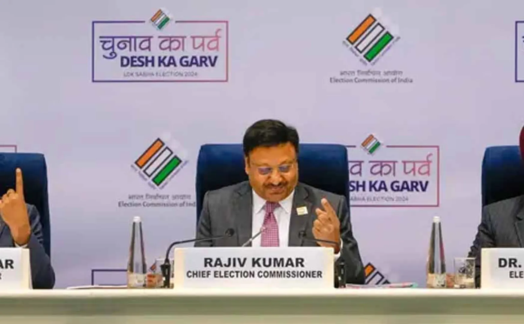 Announcing Dates on The election will be held in seven phases