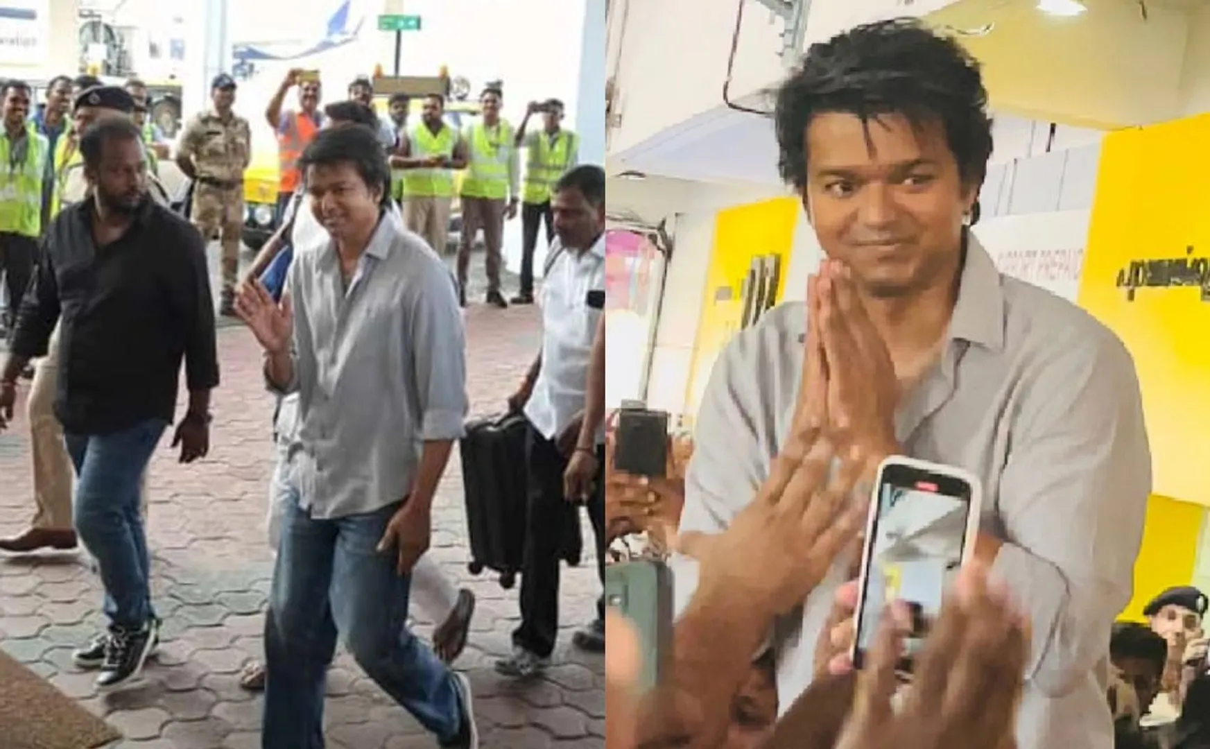 vijay arrived in kerala for goat movie shoot