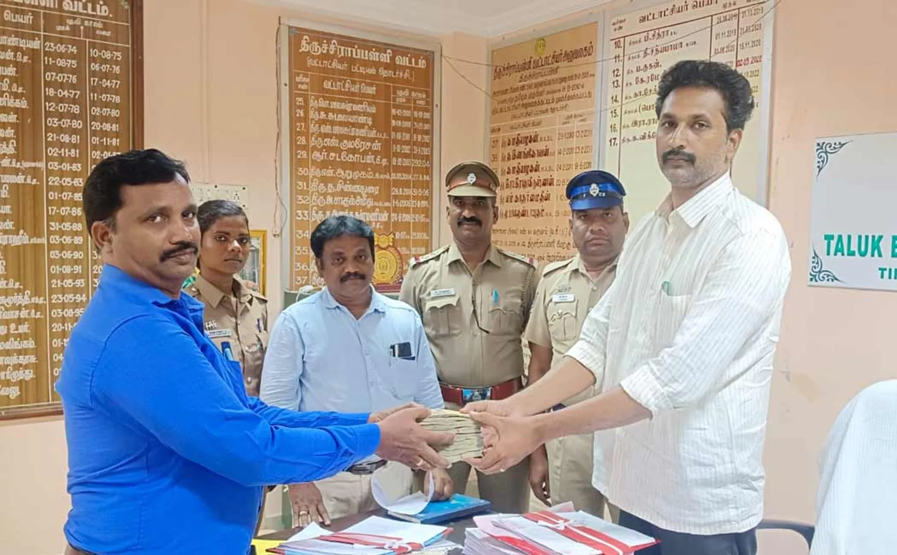 Rs 9 lakh confiscated at 4 places in Trichy