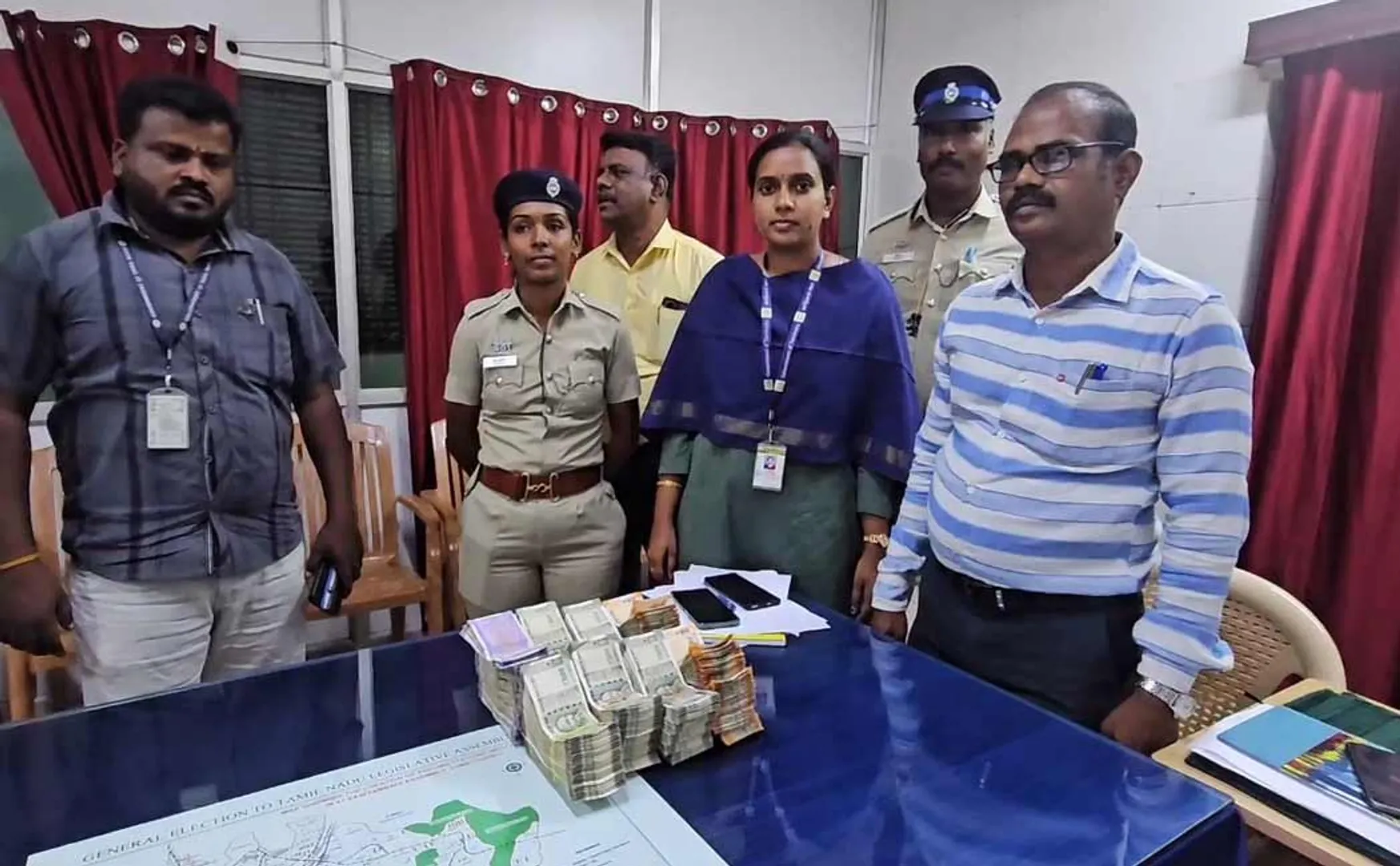 Near Tirupattur taken without documents Rs. 24 lakh forfeited 