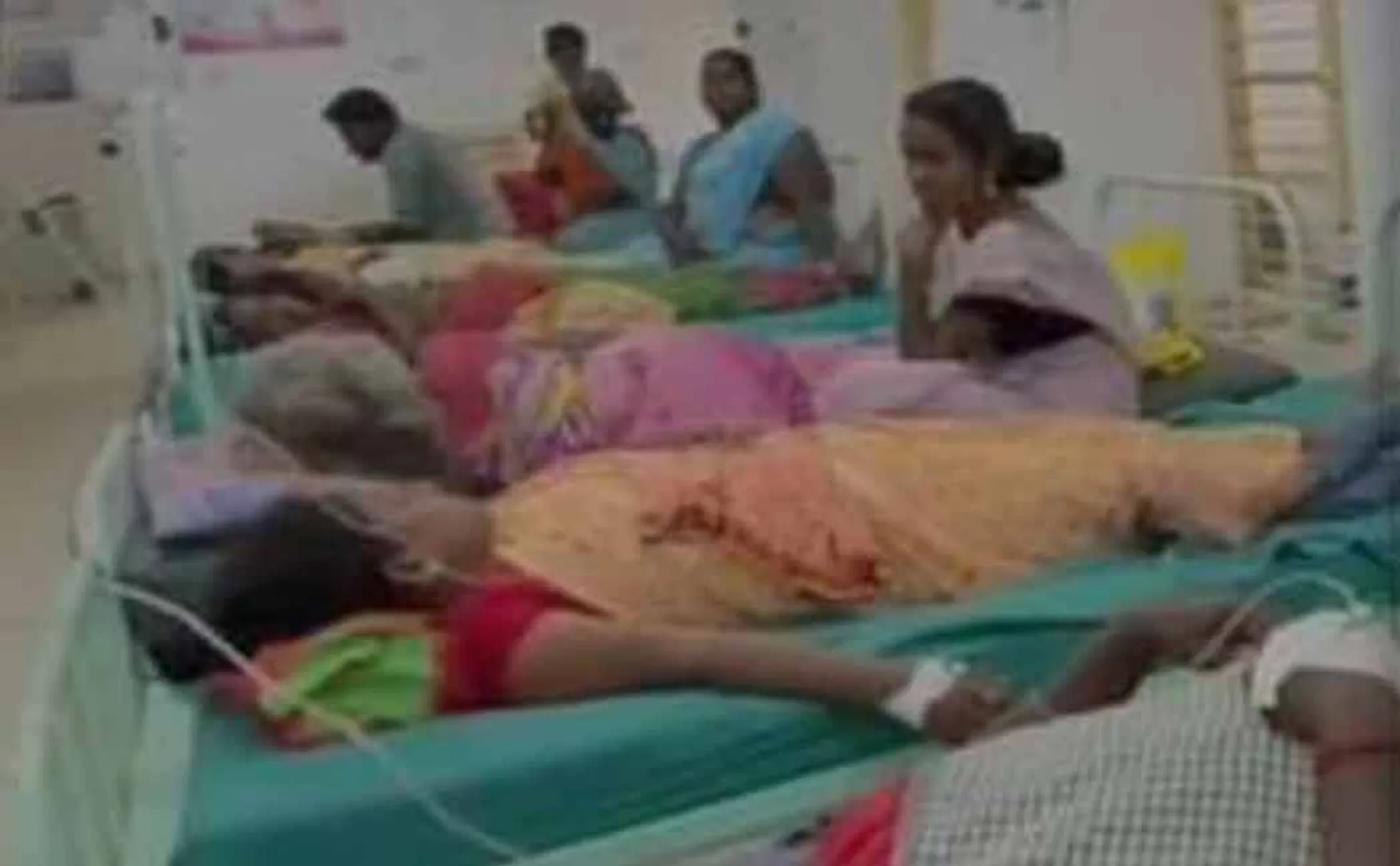 Six women were injured in an electric shock at a funeral home and were admitted to hospital