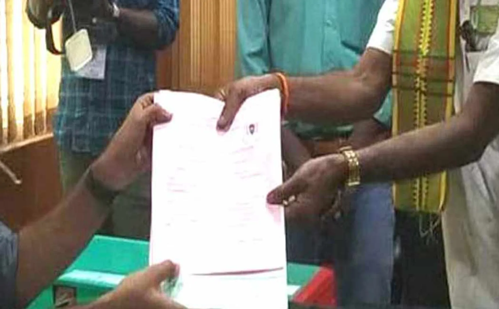 Can't file nomination for two days 