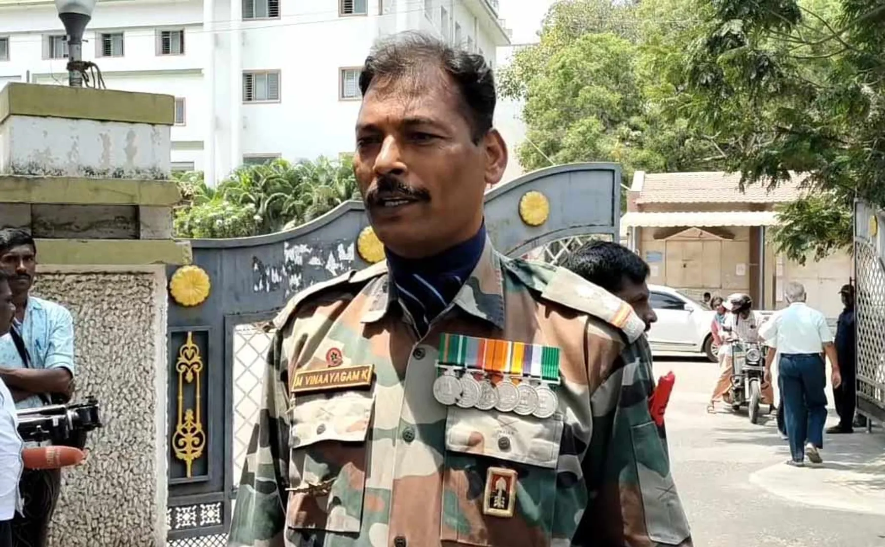  ex-serviceman who has filed his nomination to contest the parliamentary elections