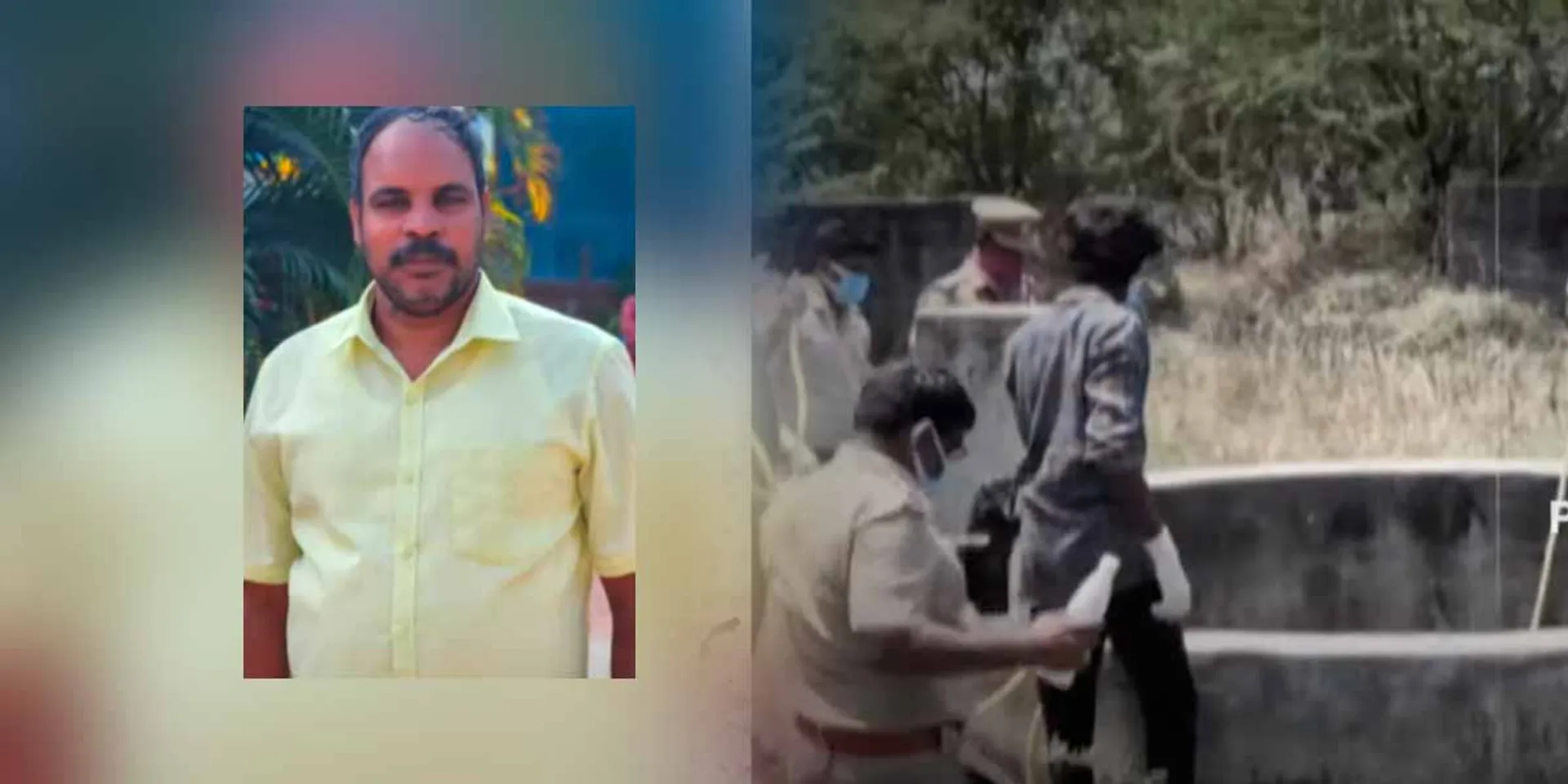 Transgressive yoga master beaten to ; Body recovery in a ruined well