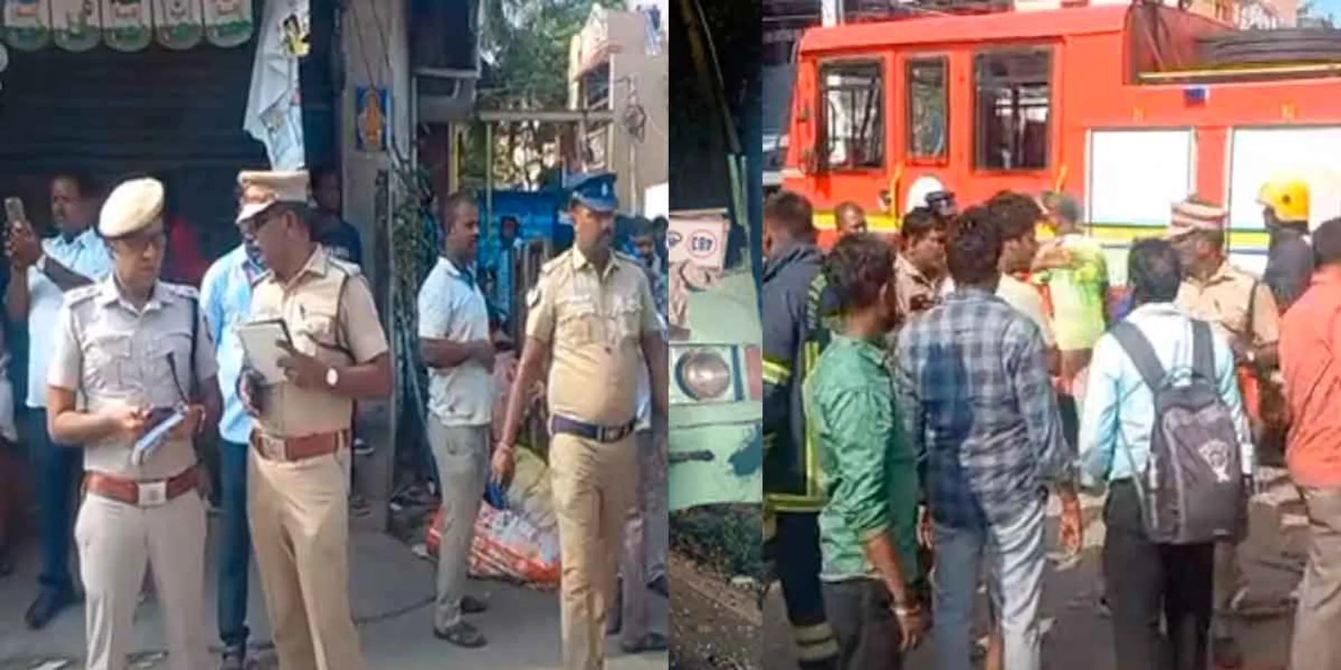 Mysterious substance explosion in Kolathur