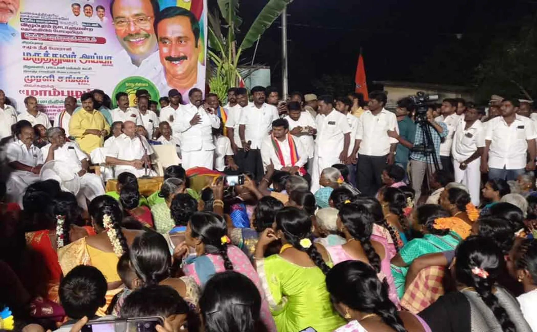 PMK Ramdas campaign supporting the candidate