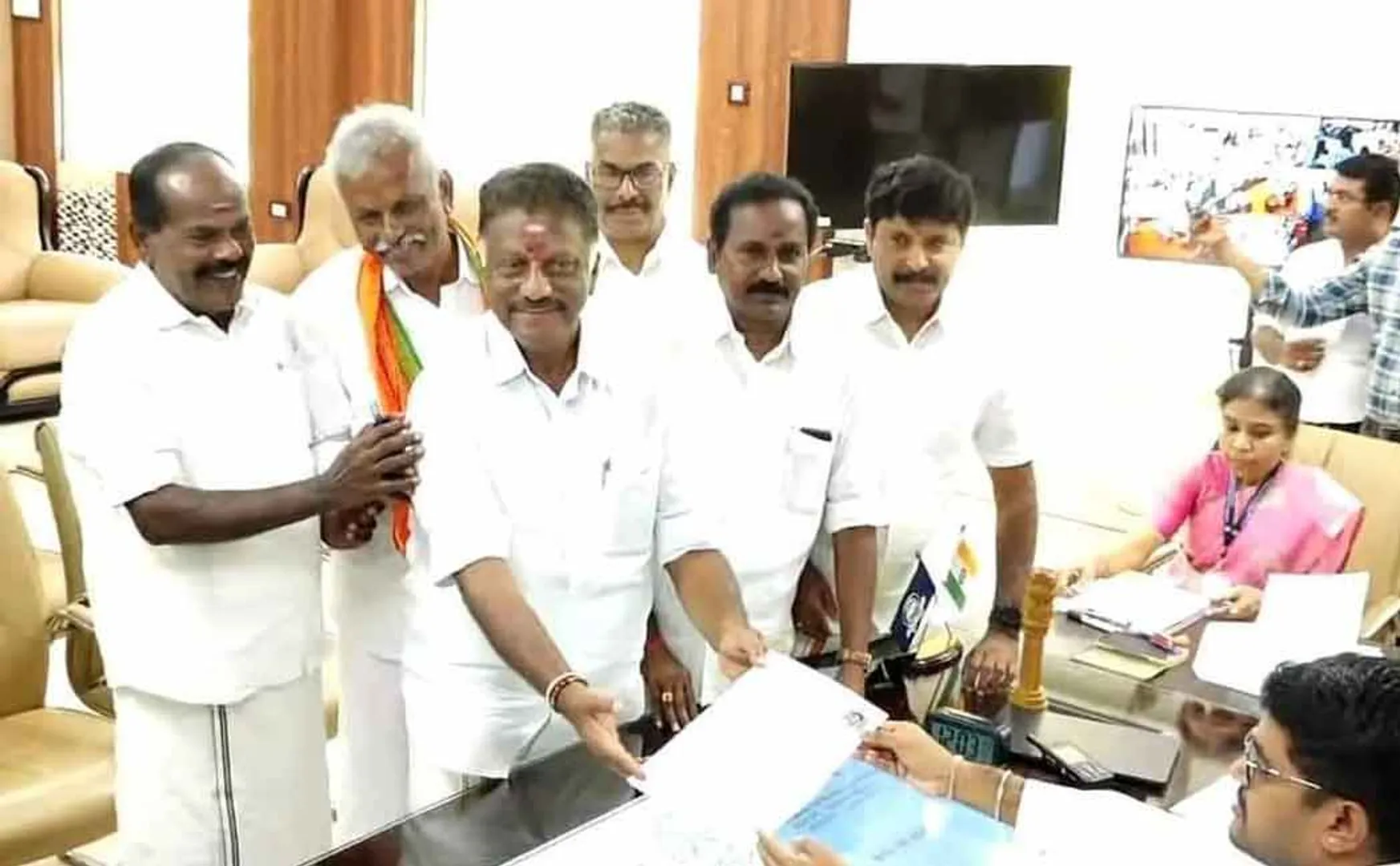 OPS nomination in Ramanathapuram