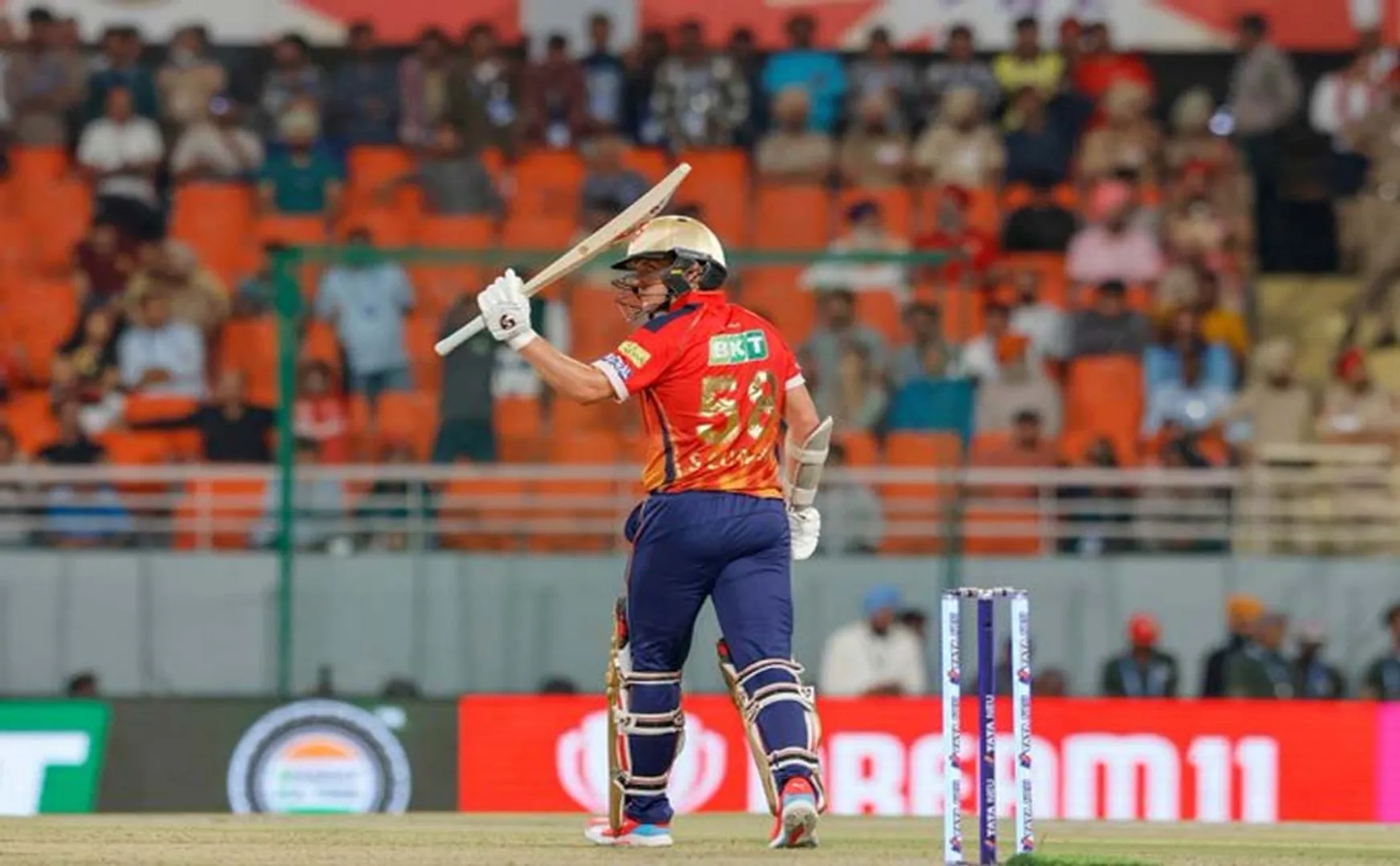 RCB vs PBKS ipl live score update dhawan plays important knock