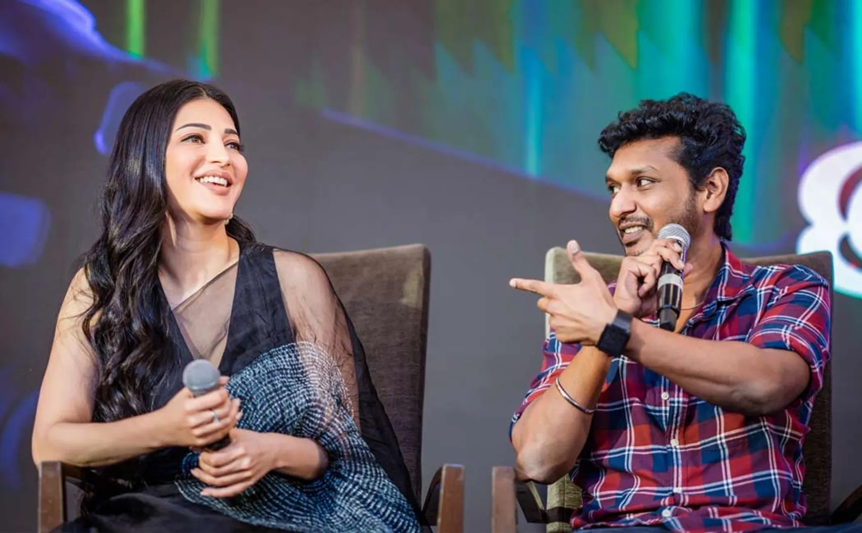 lokesh kanagaraj shruthi hassan inimel album song press meet