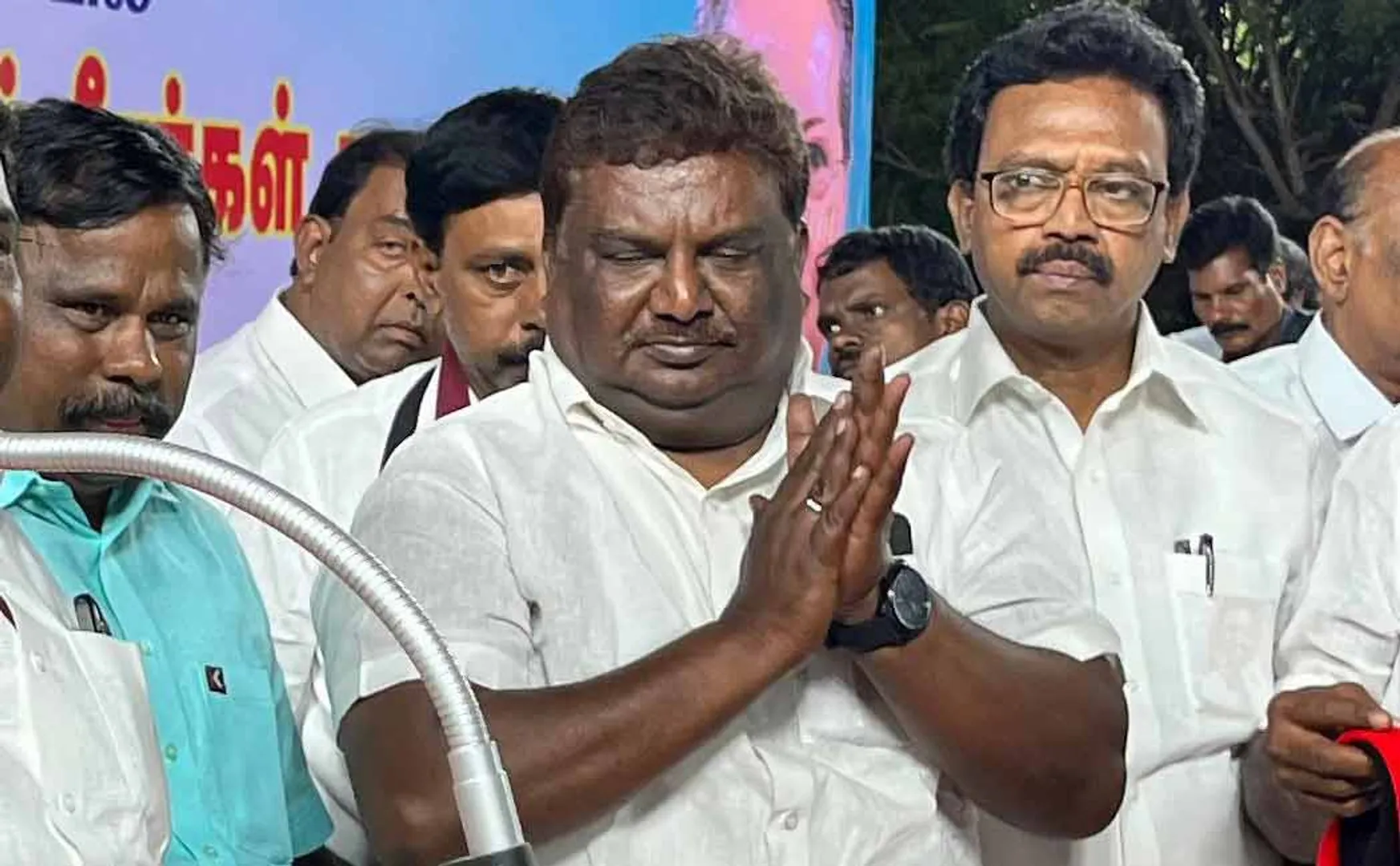 Minister Sivasankar said that Thirumavalavan is giving voice to social justice