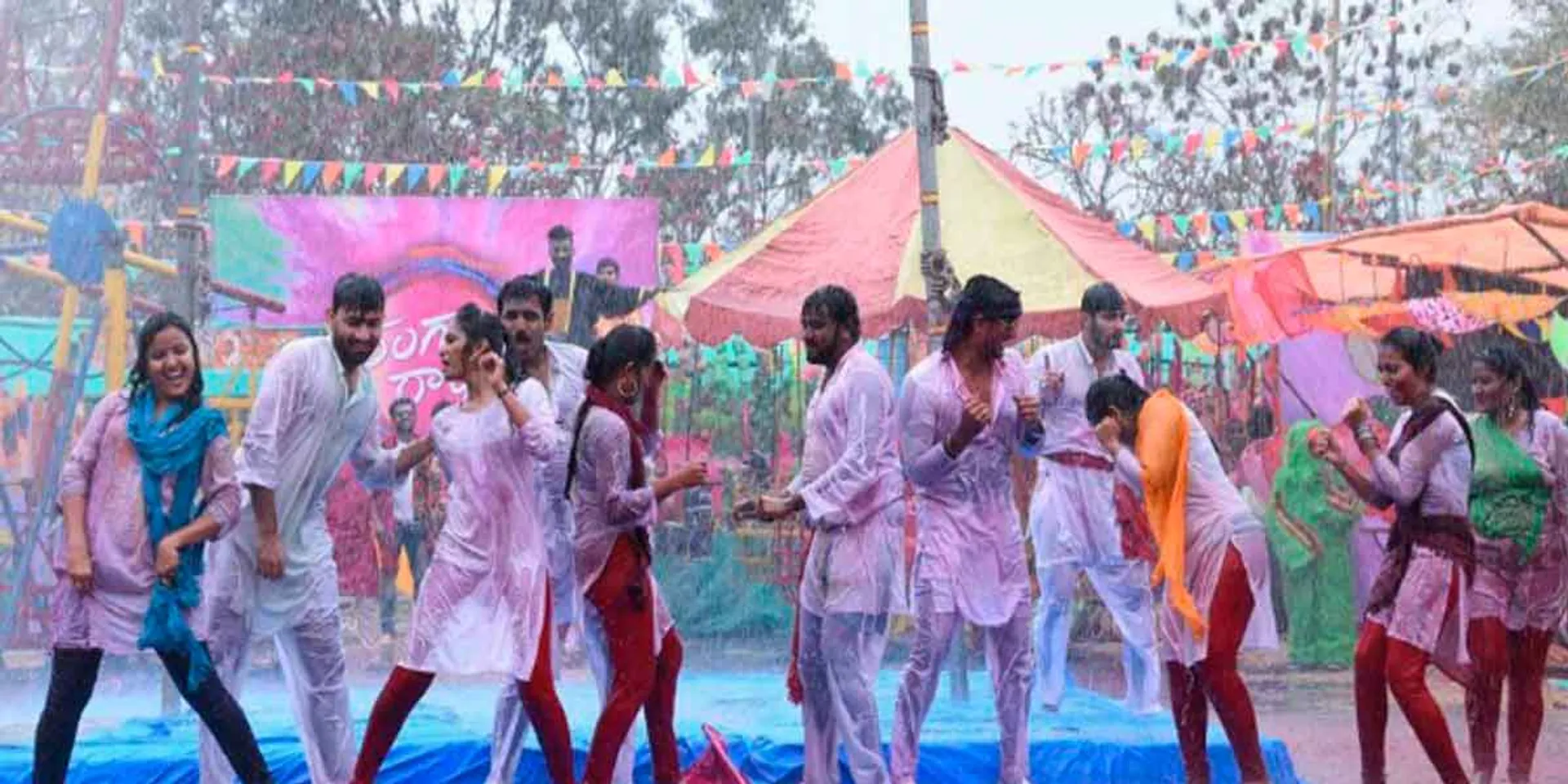  22 families fined; Holi rain dance performance restricted
