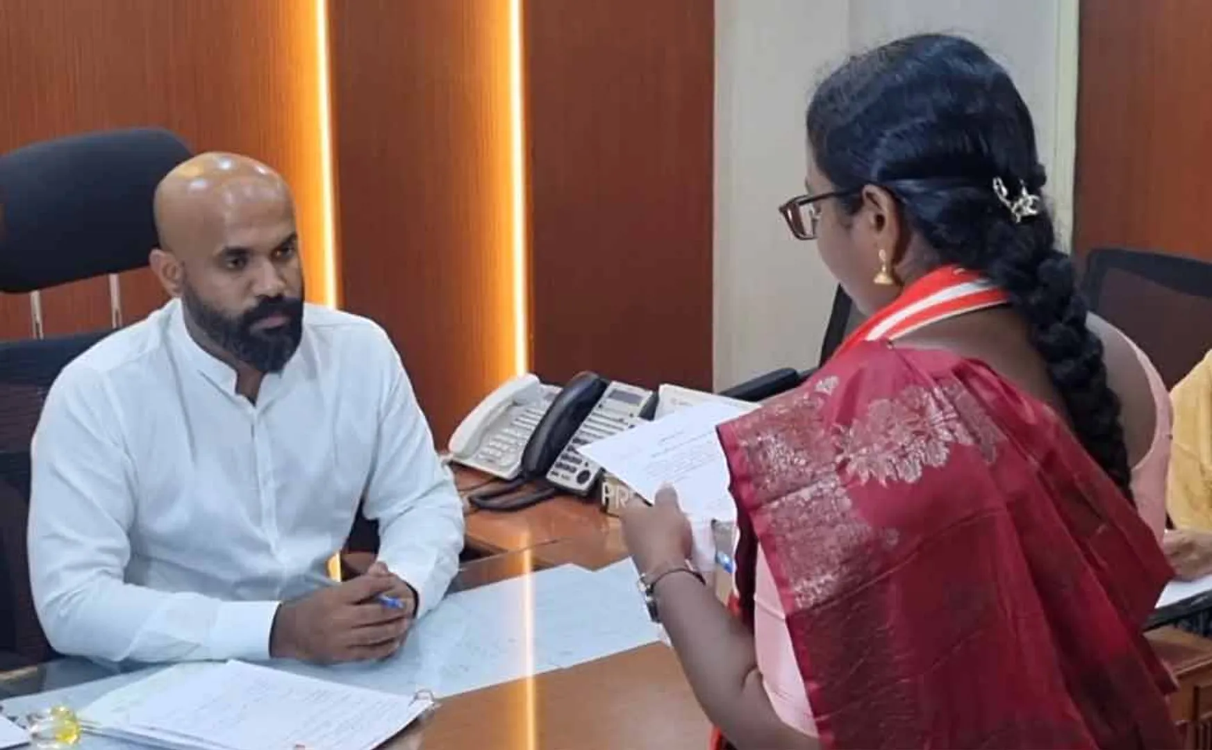 Nagapattinam is in a frenzy due to the action of Naam Tamilar Party candidate