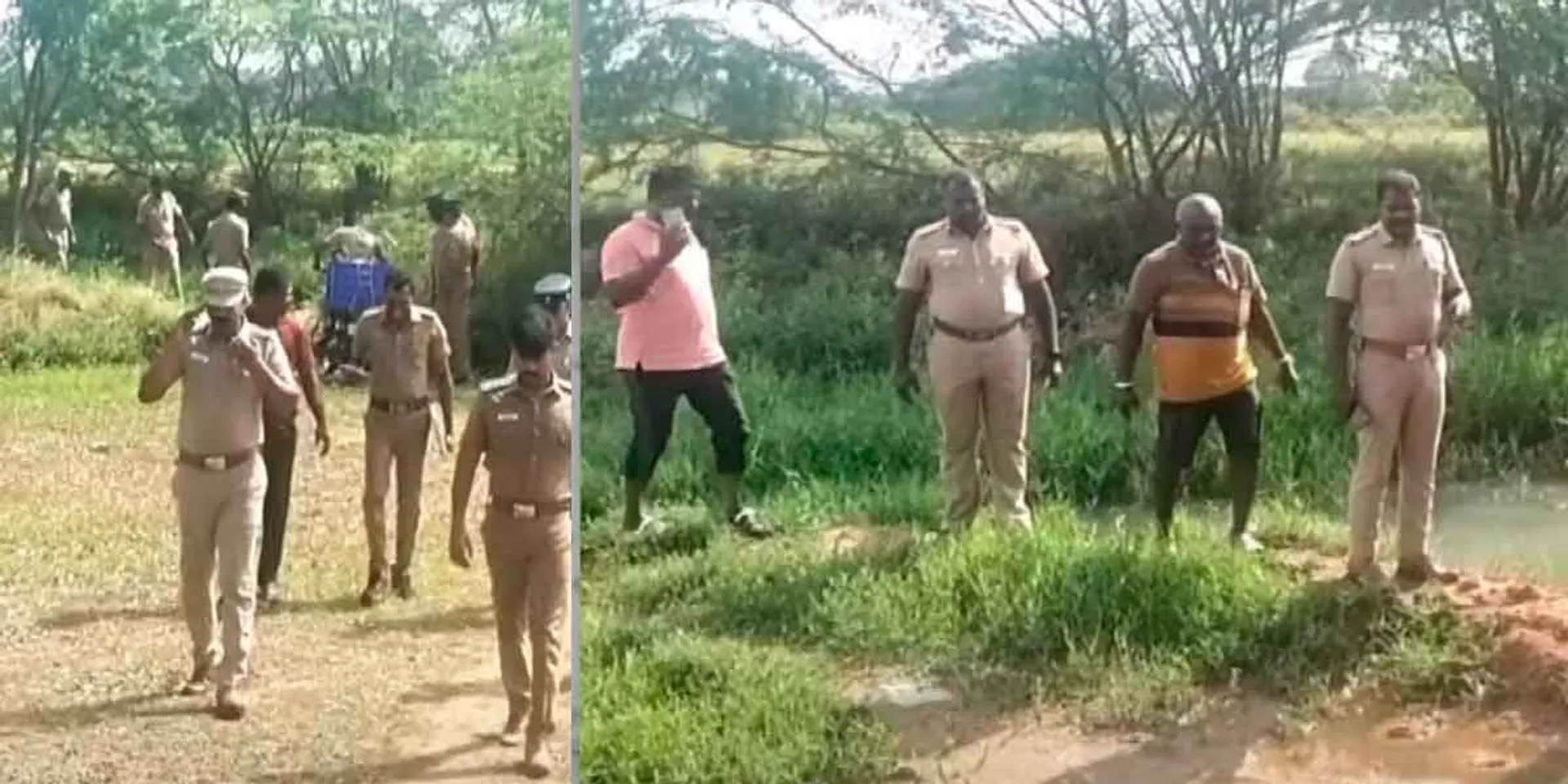A body lying in a stream; Police investigation shocked