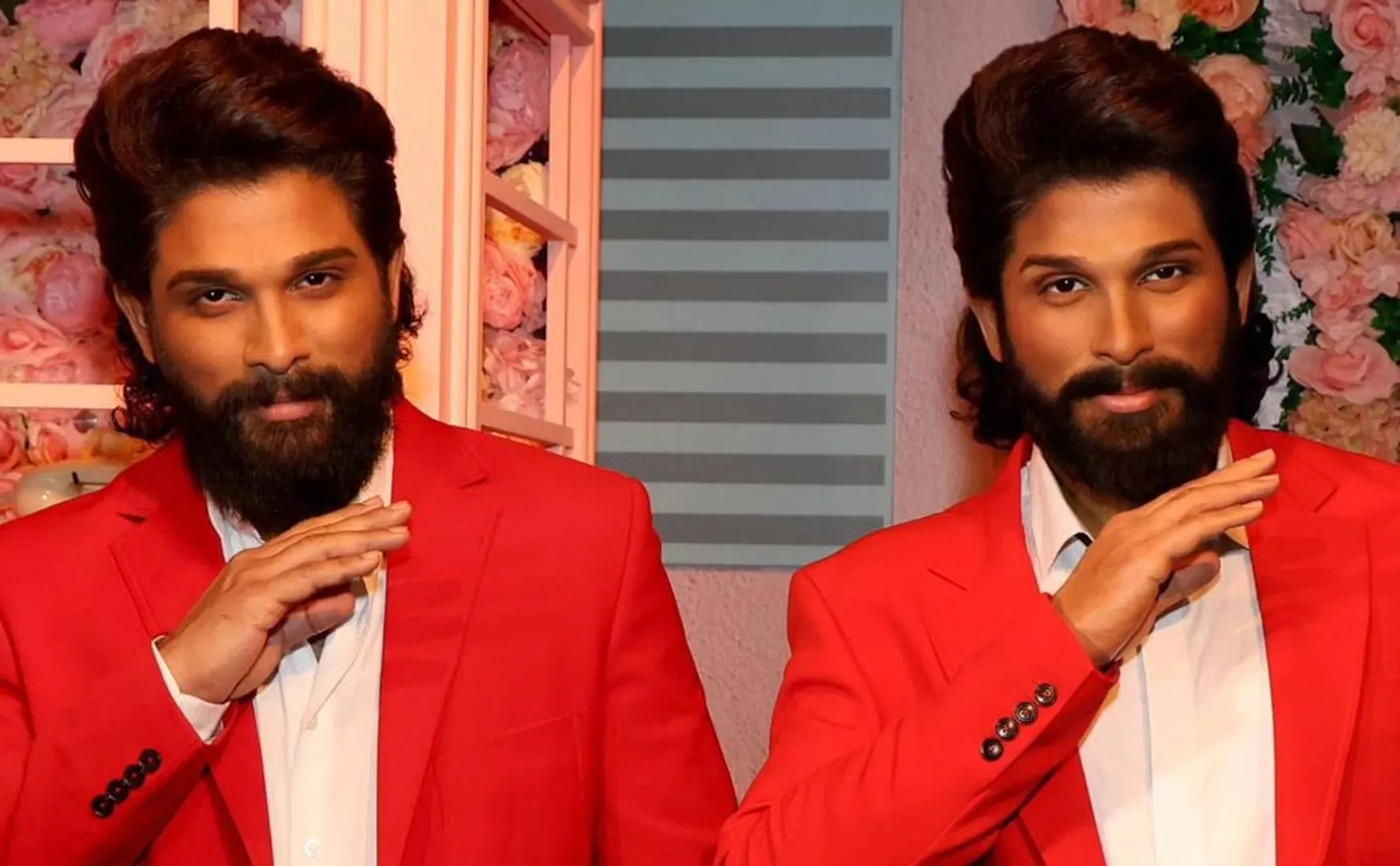 allu arjun Wax Statue at dubai
