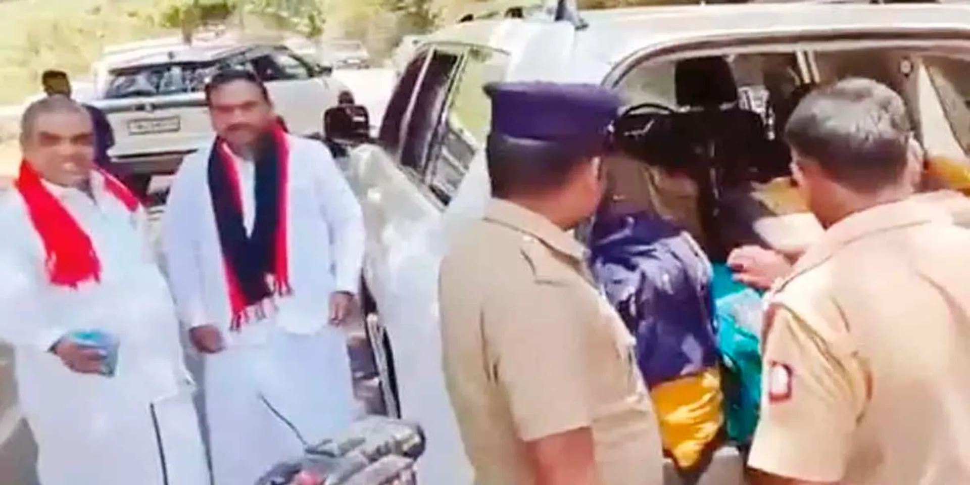election force officer who checked A. Rasa's car suspended