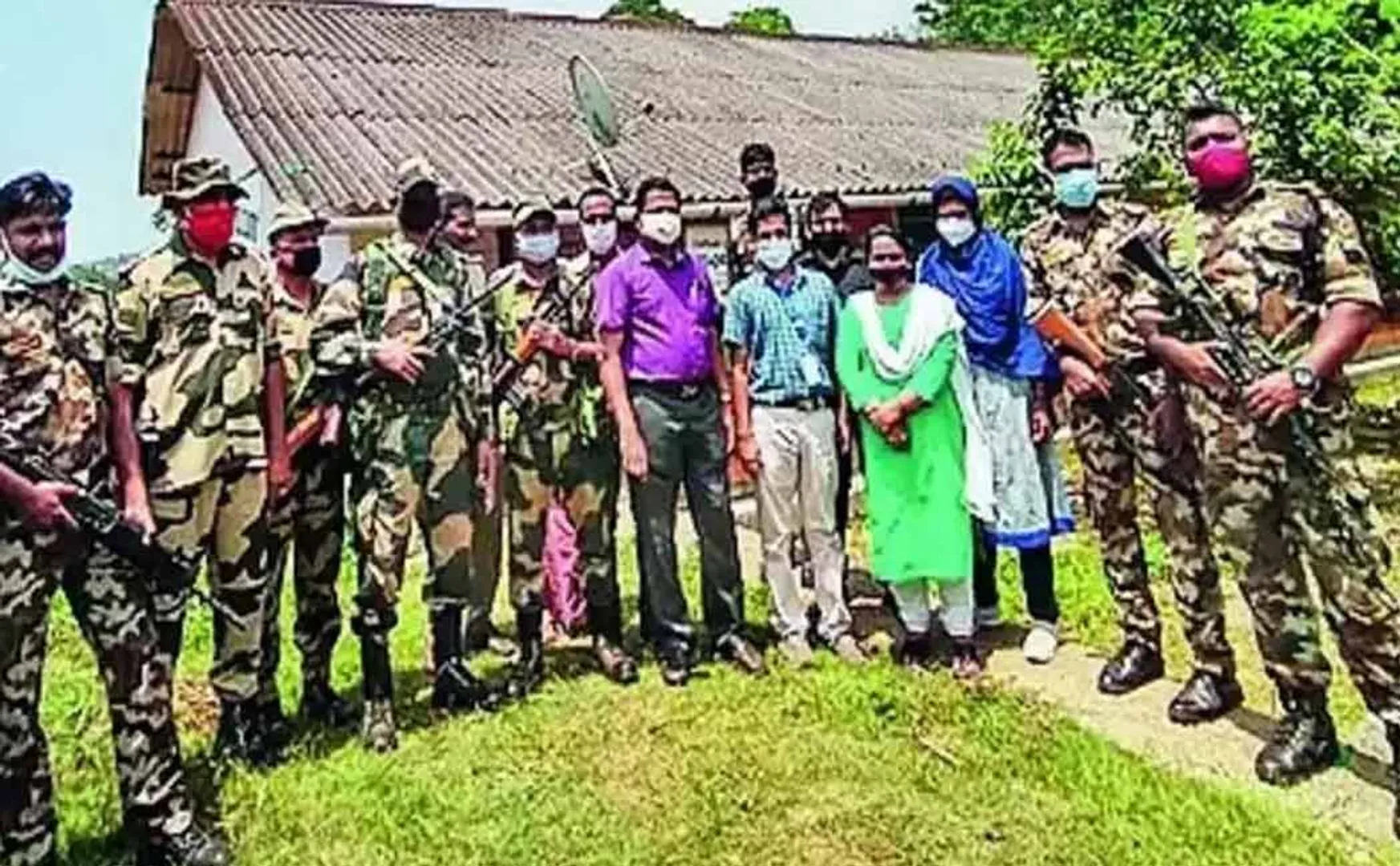 polling booth set up for a single voter in Arunachal Pradesh
