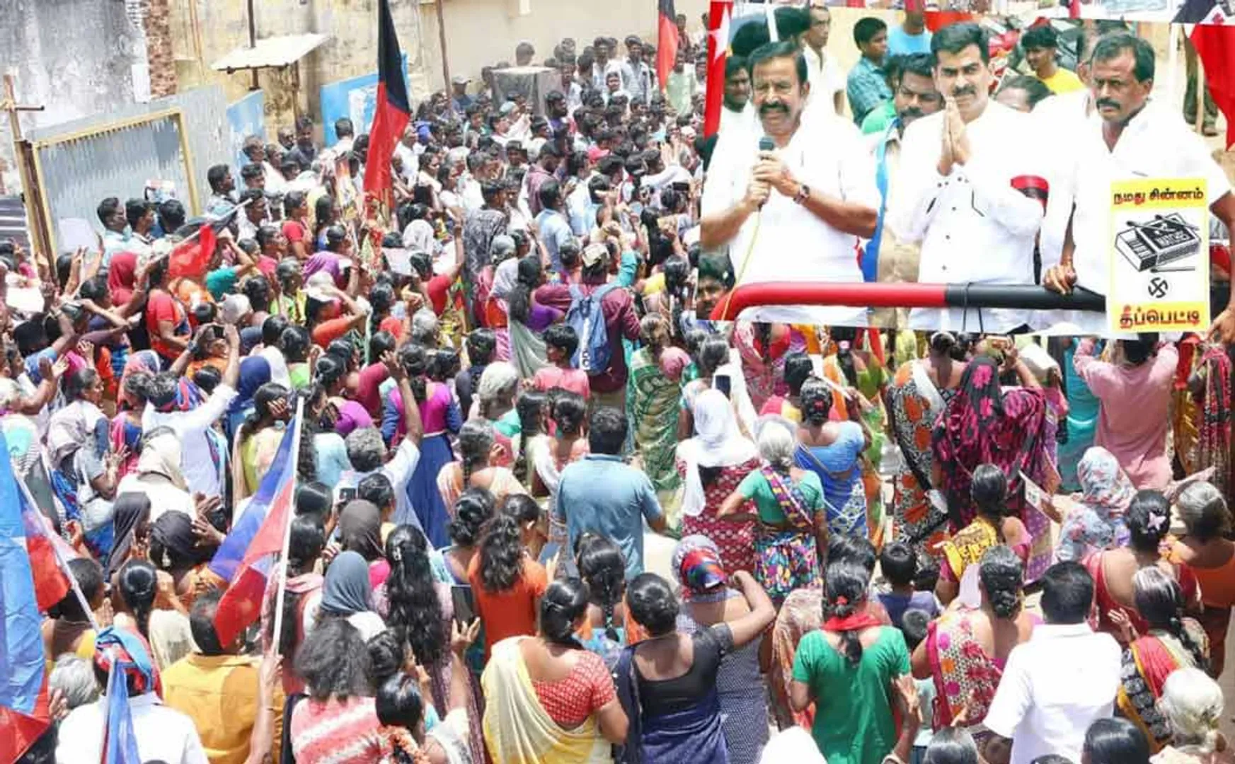 Minister KN Nehru campaigned in favor of Durai Vaiko