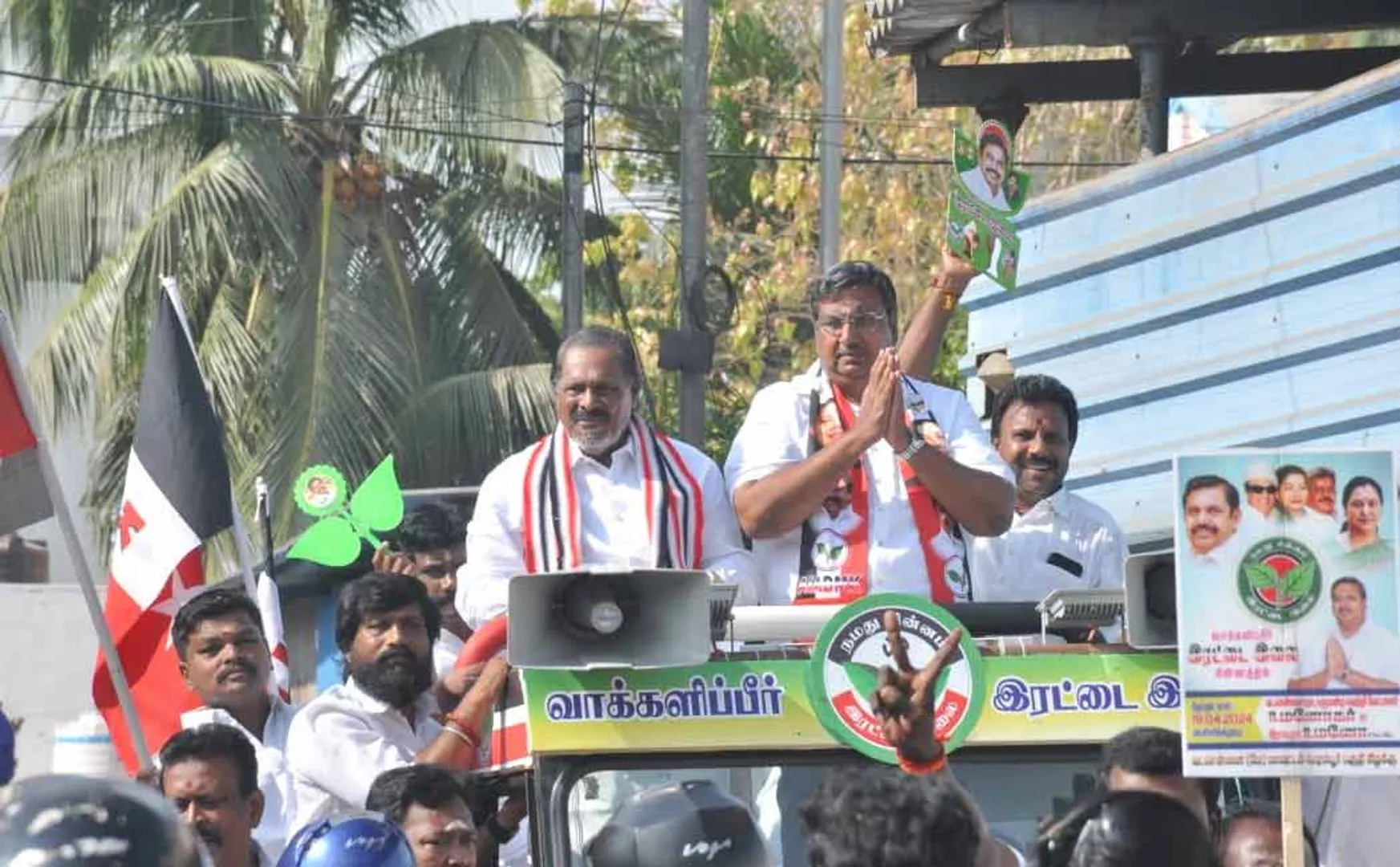 Election Campaign of ADMK Candidate for North Chennai Constituency (Photos)