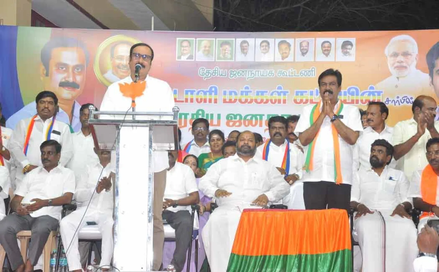 Anbumani Ramadoss Campaign in Support of BJP Candidate (Pictures)