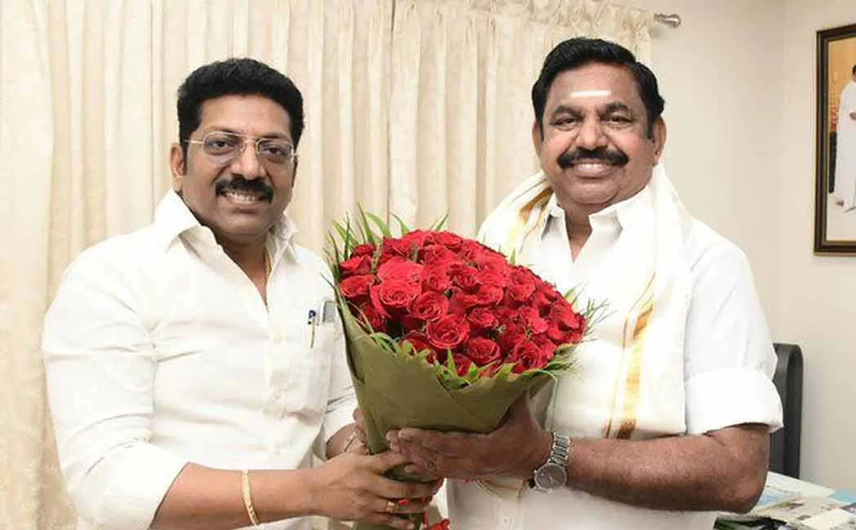   other side of AIADMK candidate Saravanan