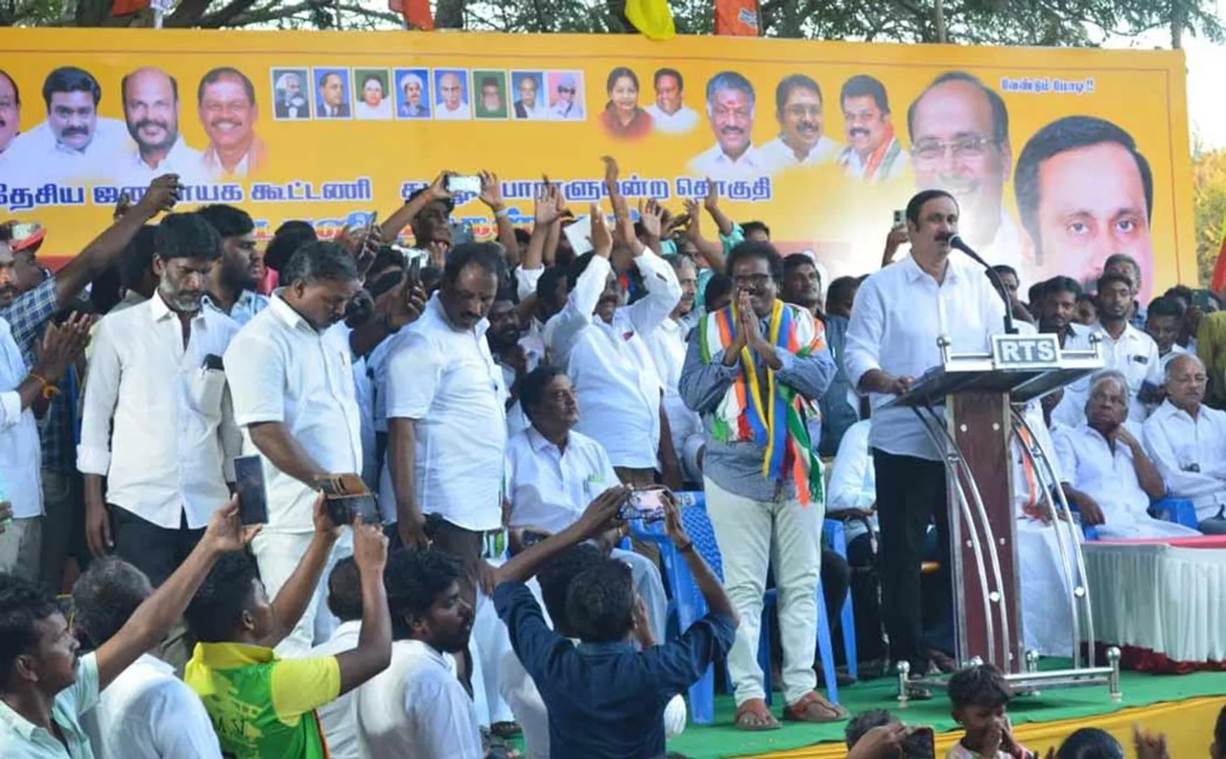 Anbumani Ramadoss election campaign in cuddalore for support thangar bachchan