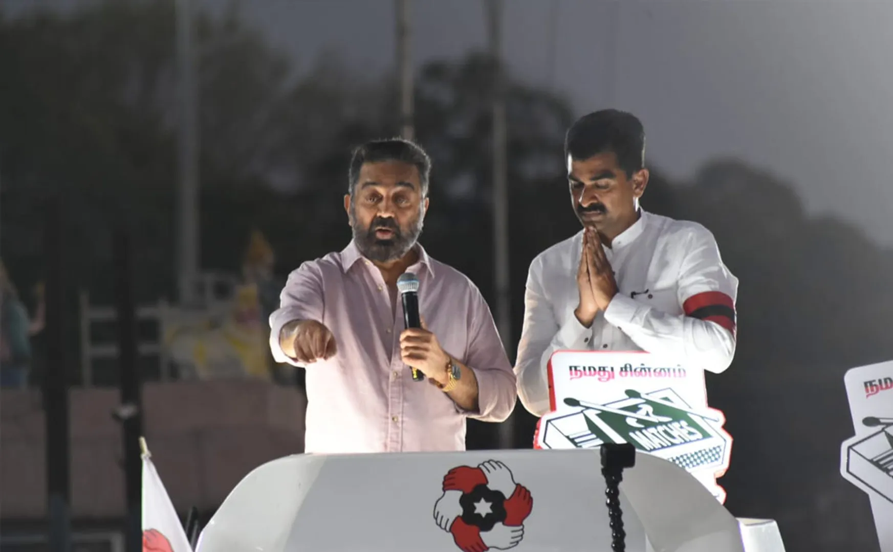 Kamal campaign in support of Durai Vaiko in trichy