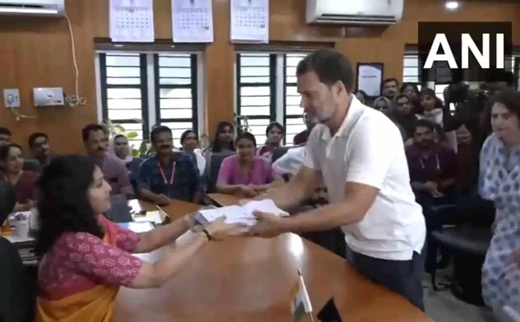 Wayanad; Major leaders filing nominations