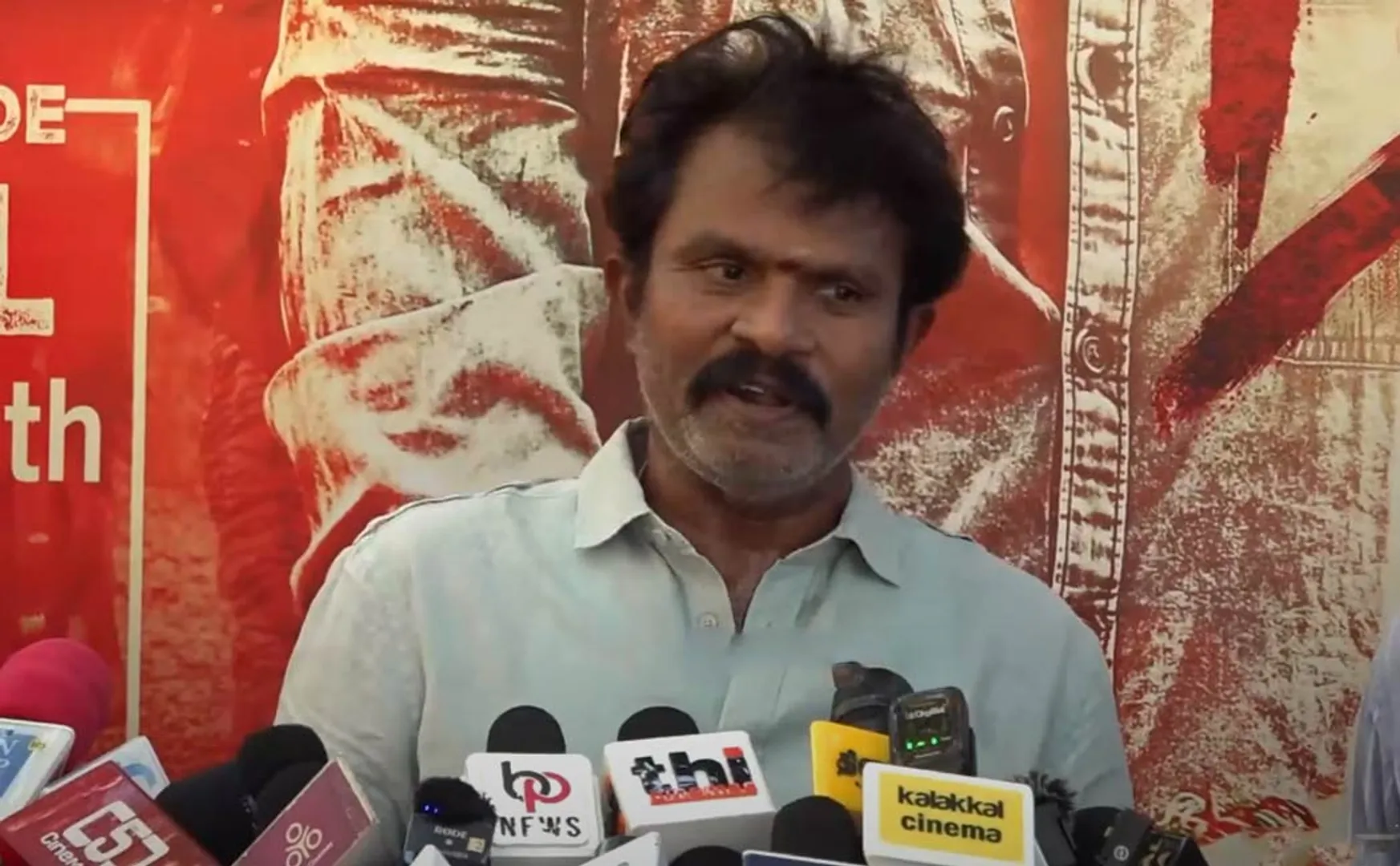 hari about vishal rathnam movie promotion van 