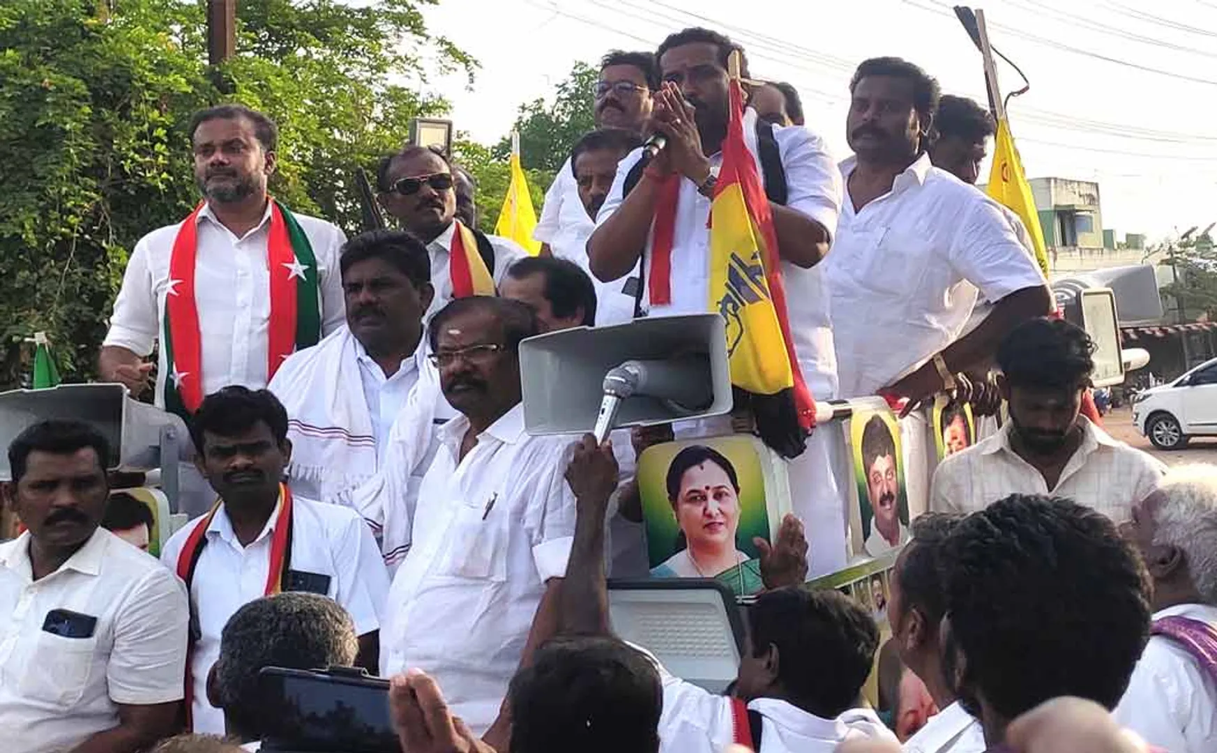 AIADMK campaign in Sivaganga constituency