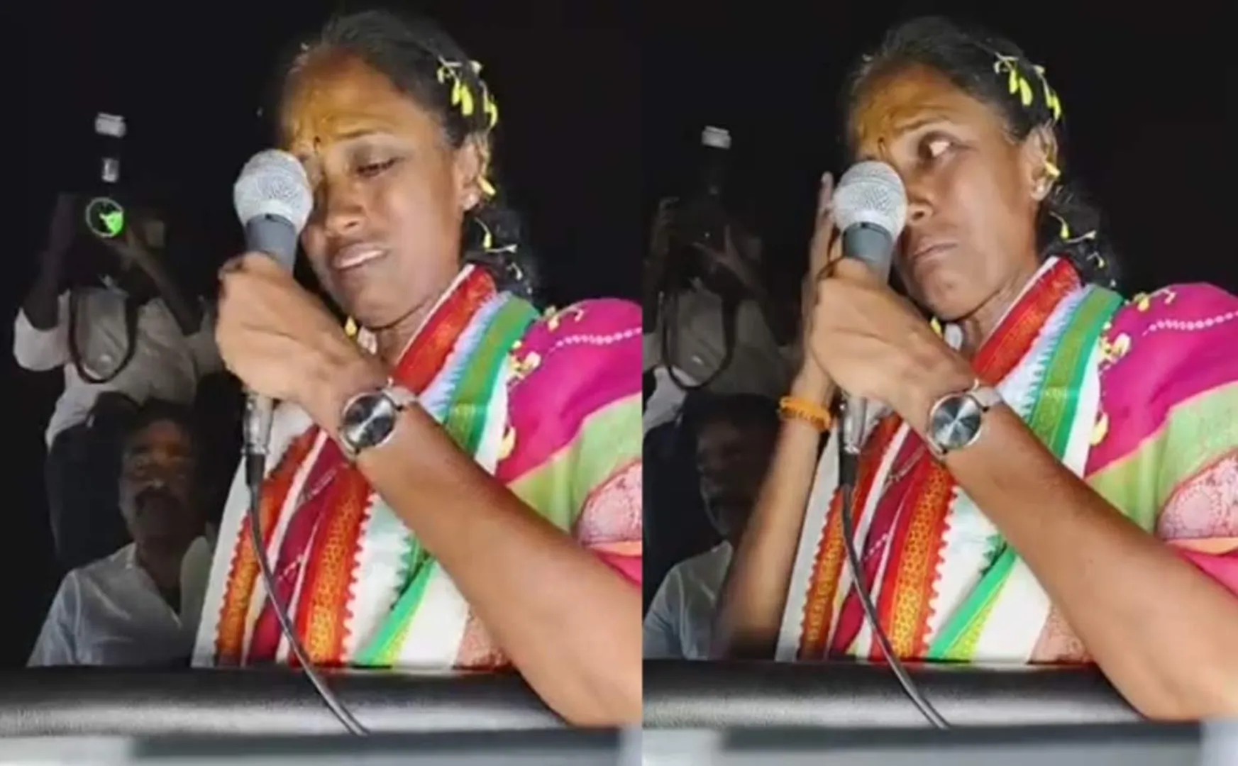 Jyotimani, who was crying during the campaign