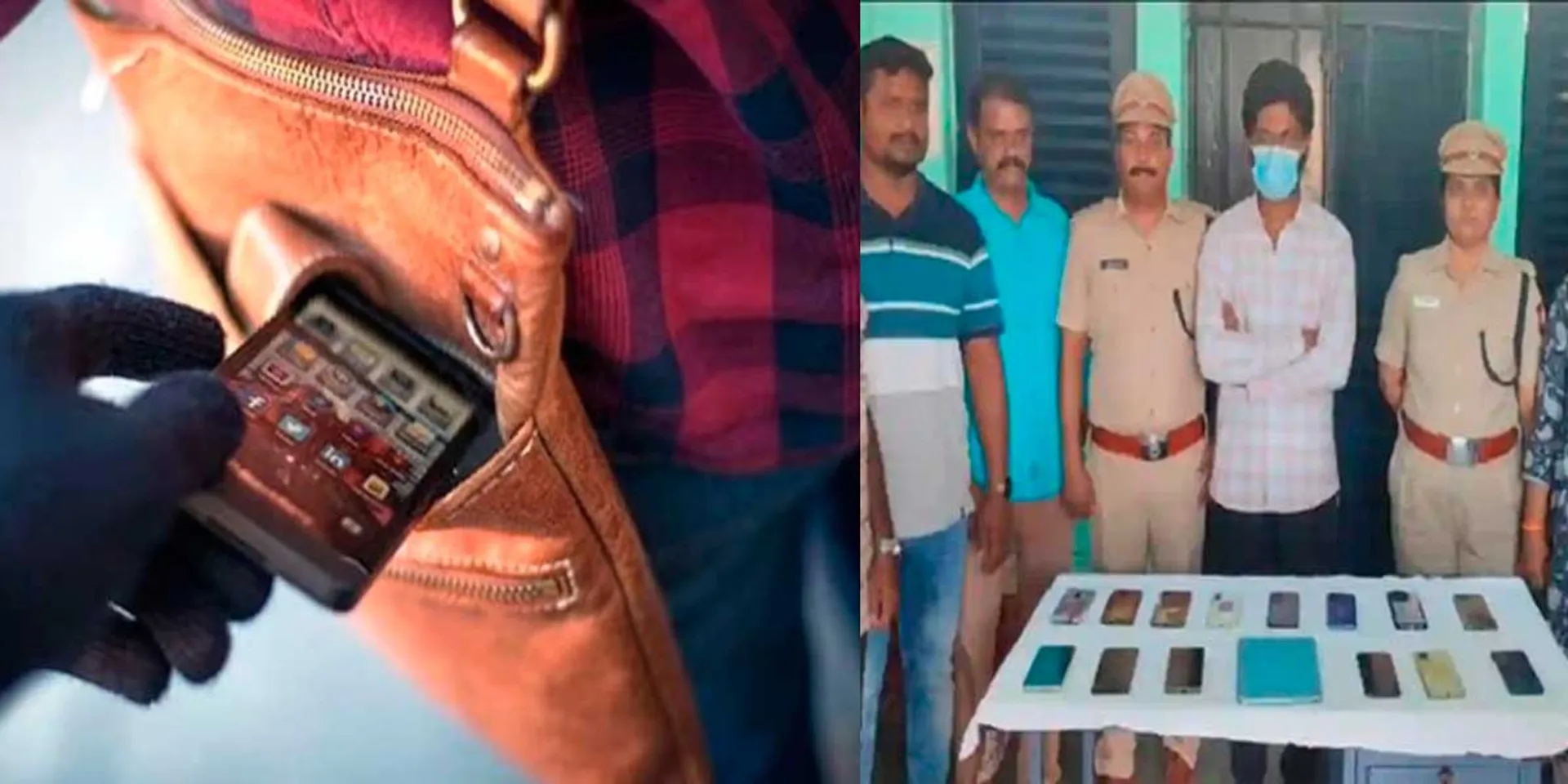 Cell phones stolen from train passengers; Andhra youth arrested