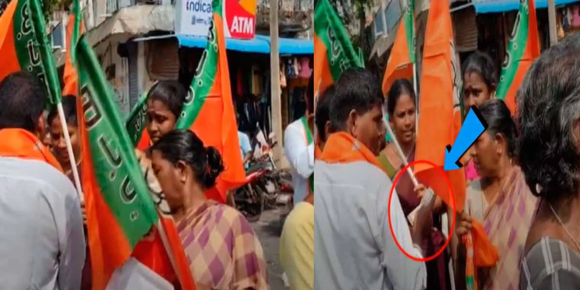 500 rupees for hoisting the flag; Distribution of money in BJP campaign