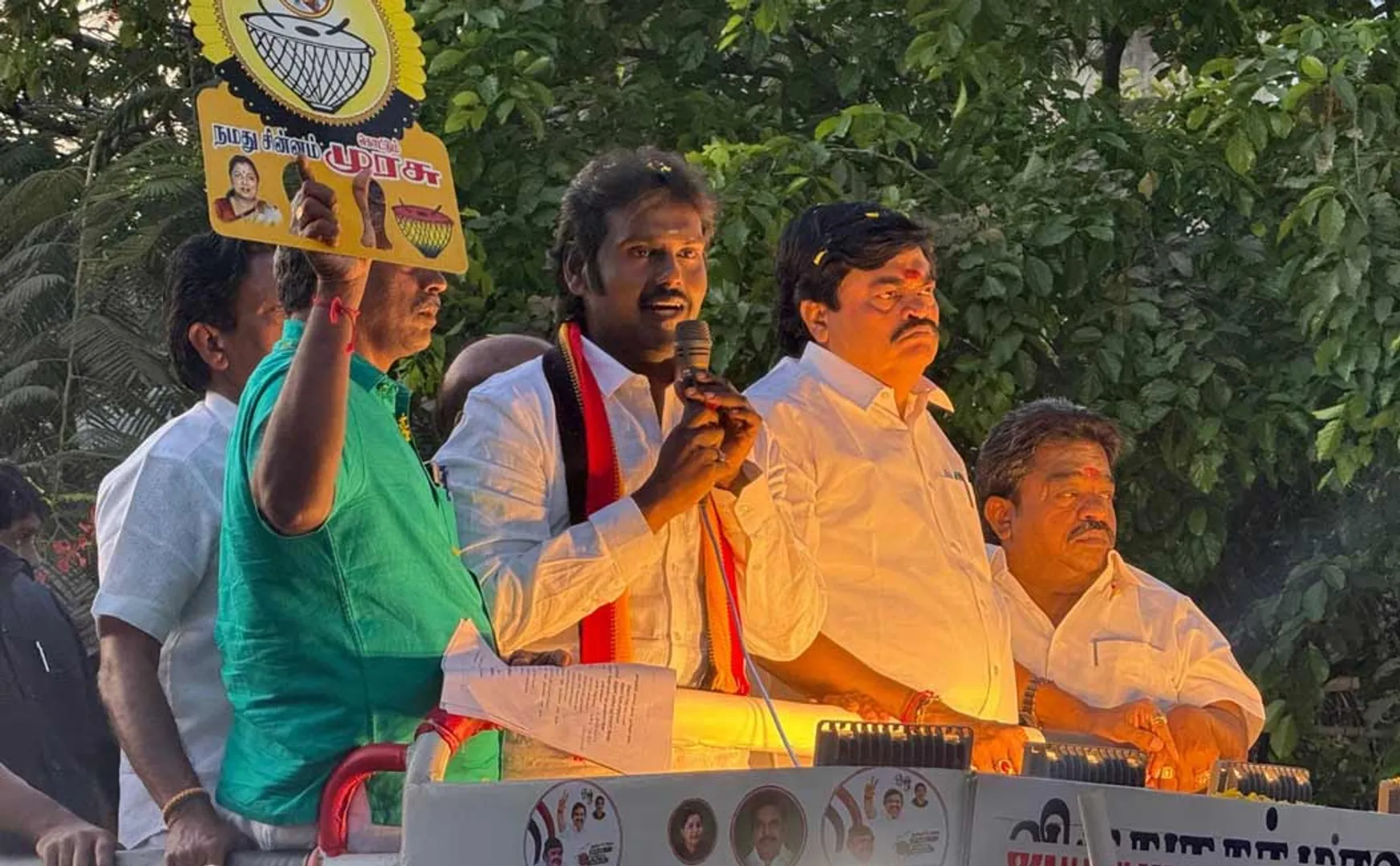 Vijaya Prabhakaran says How can you say no when people give you something?