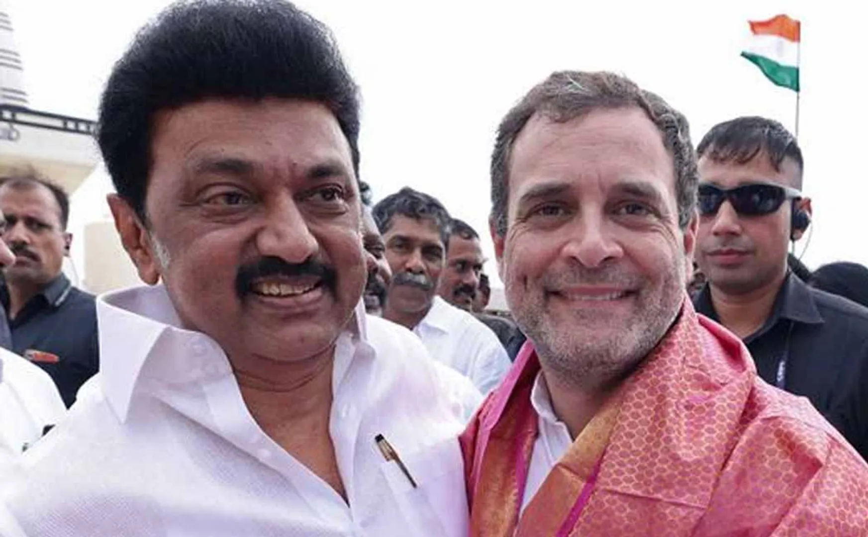  CM Stalin - Rahul Gandhi MP Campaign on one platform
