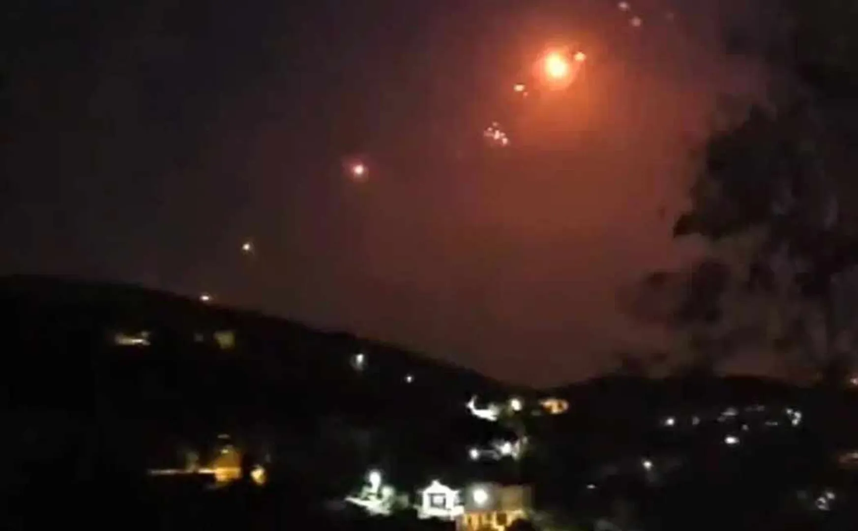 Rocket attack from Lebanon towards Israel
