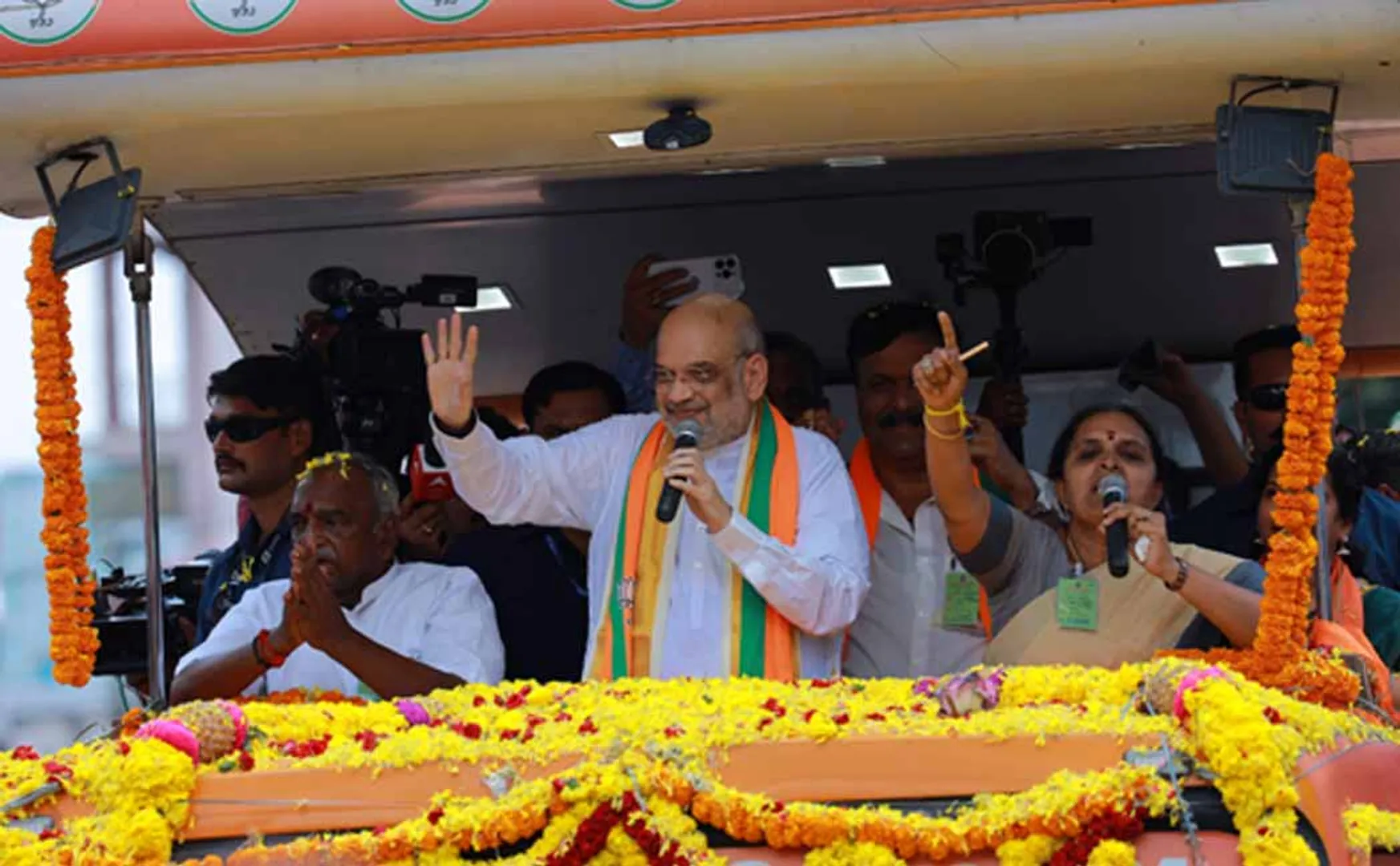 Amitsha Road Show in Kanyakumari