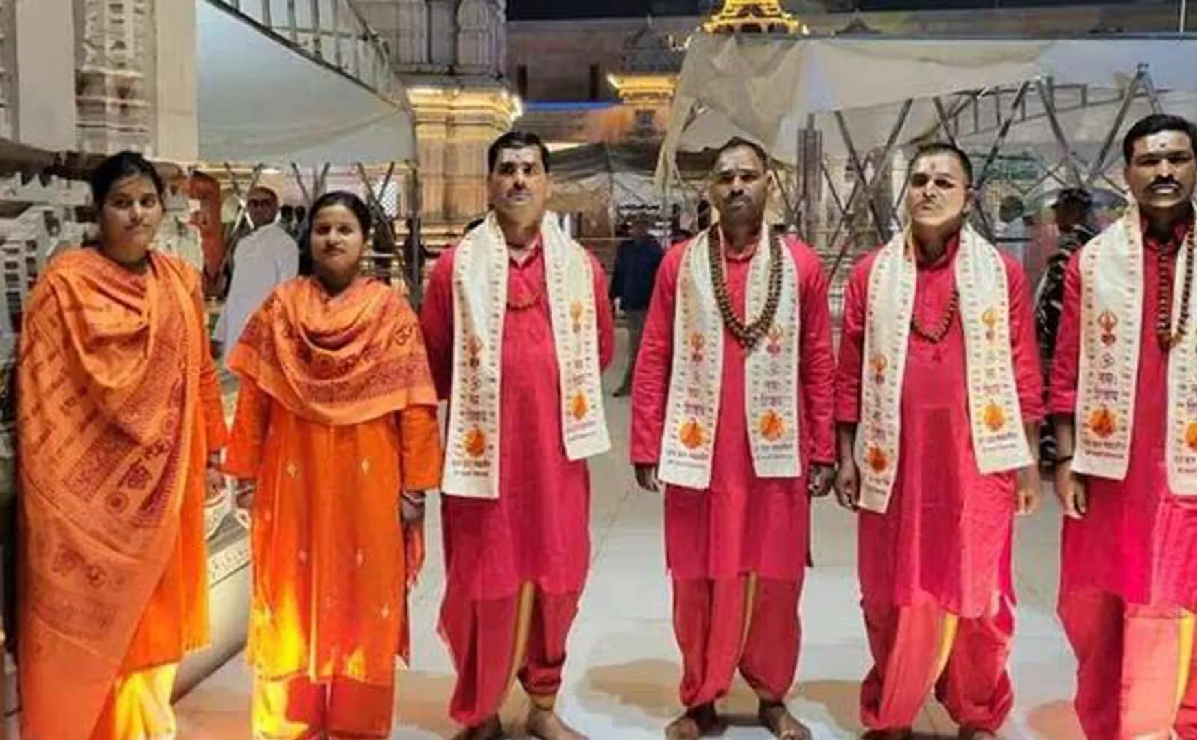 Controversy arose Police in priest's garb on security duty in U.P 